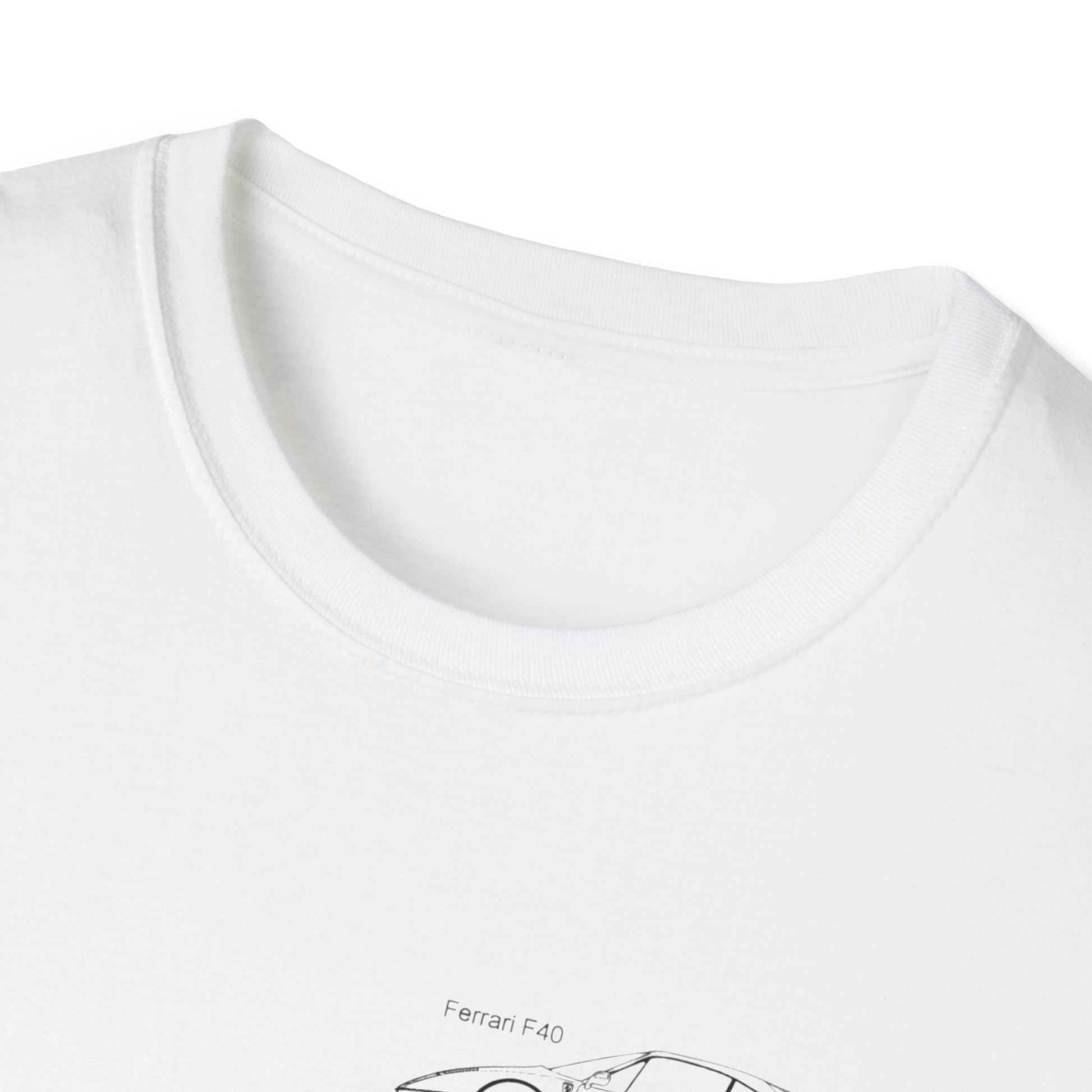 Ferrari F40 Mechanical Design Hoodie | Italian Supercar Sweatshirt | Gildan 18500