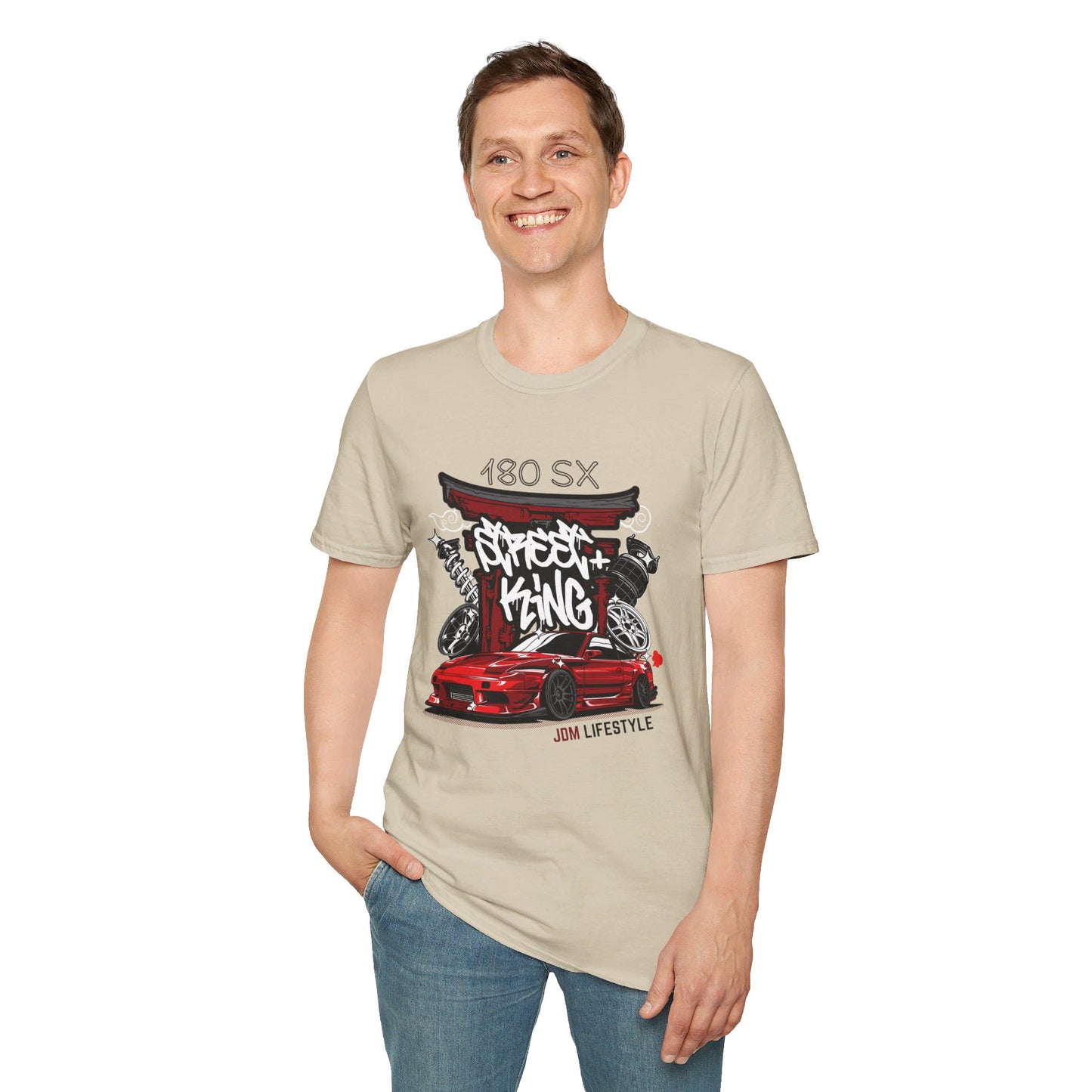 JDM Lifestyle Nissan 180 SX T-Shirt – Drive the Iconic Drift Legend