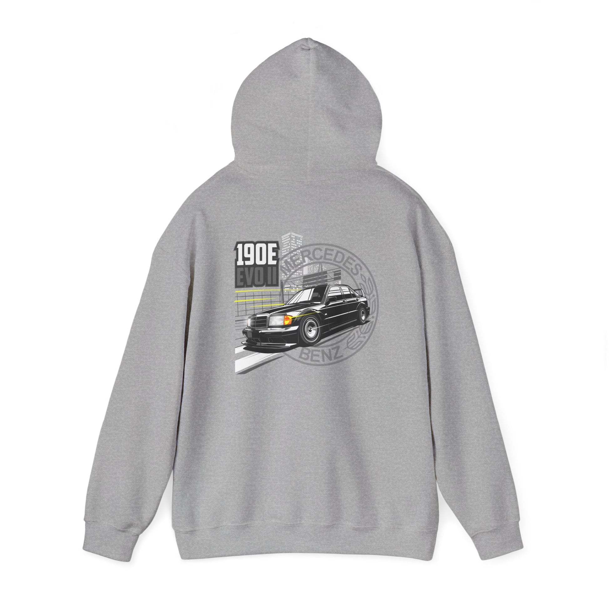 Mercedes 190E EVO II Hoodie | Classic DTM Legend Sweatshirt | German Touring Car Racing Pullover | Euro Car Enthusiast Gift