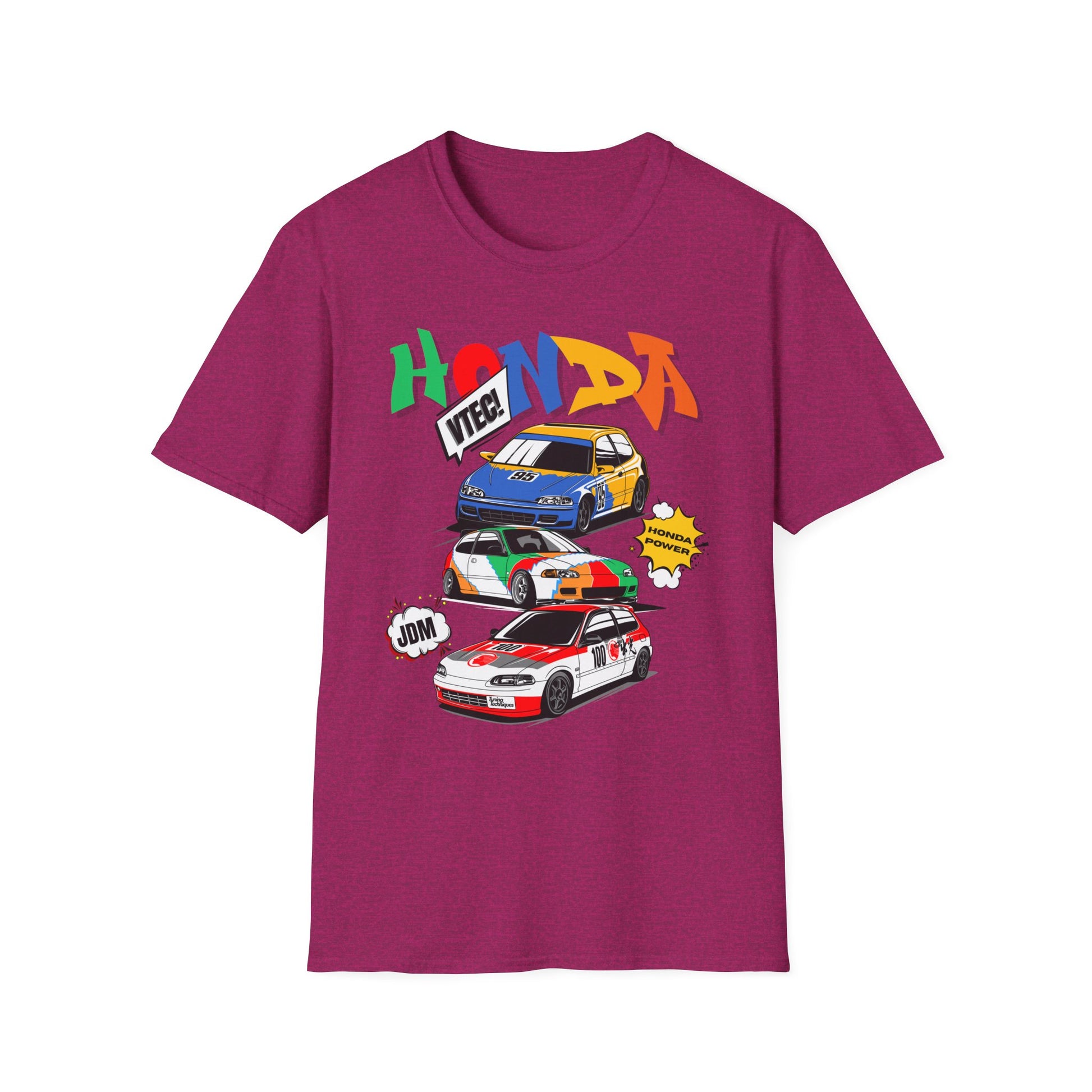 Honda EG Civic VTEC T-Shirt JDM Hatchback Legend • Classic 90s Civic Gift