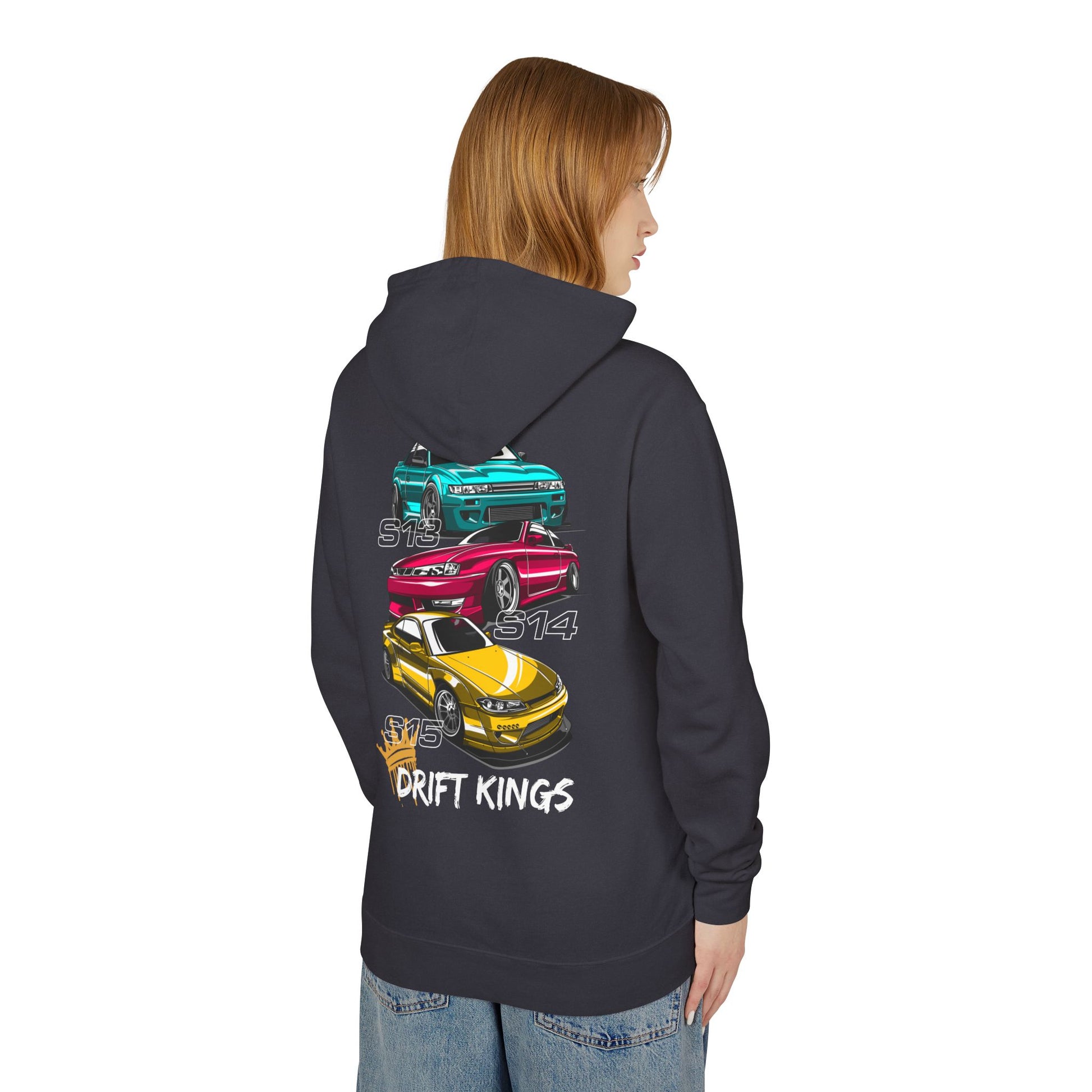 Drift Kings S-Chassis | Unisex Lightweight Hooded Sweatshirt