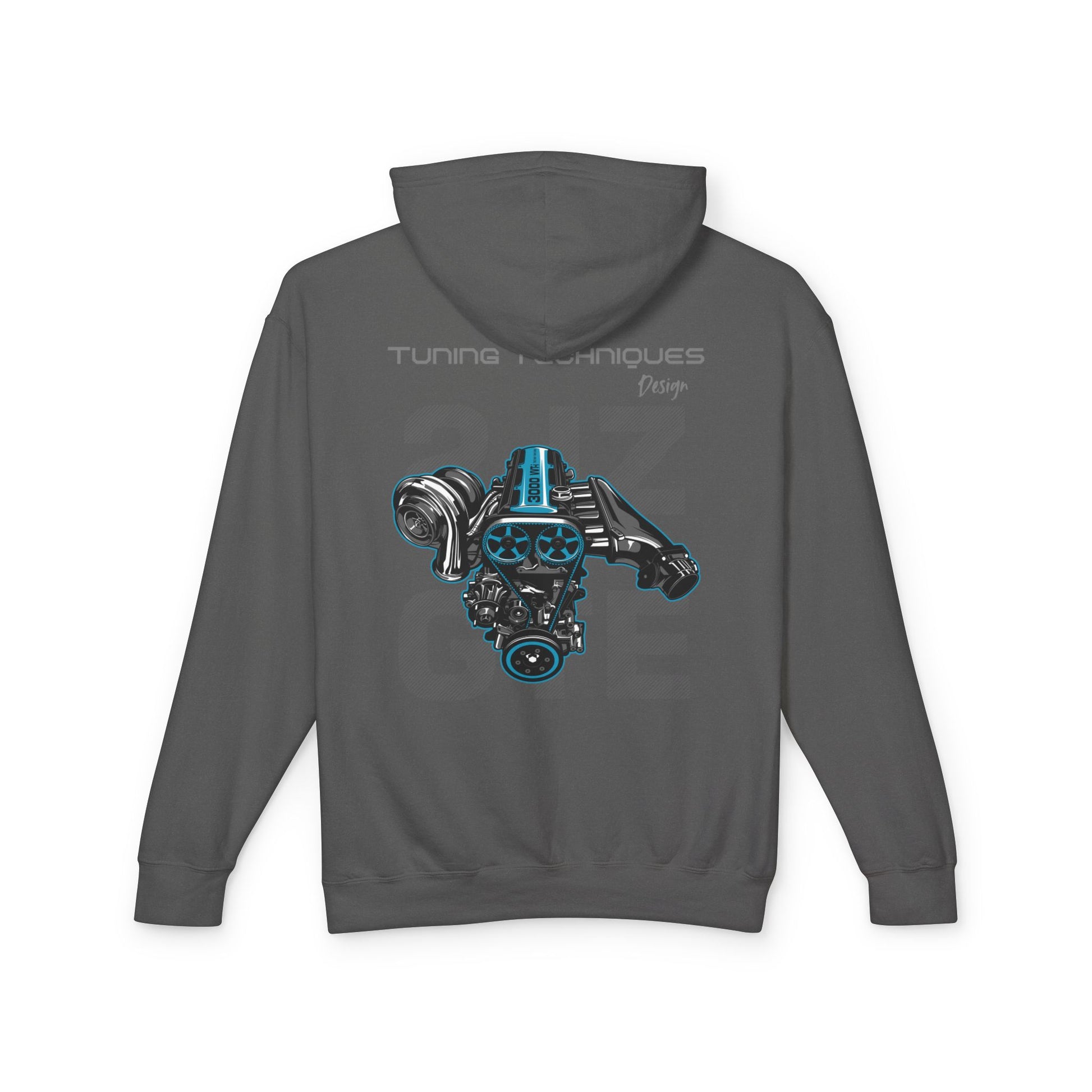 Iconic 2JZ GTE Engine | Unisex Lightweight Hooded Sweatshirt