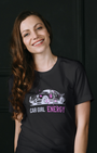 Car Girl Energy Tee | Euro Sports Car Inspired Streetwear Shirt Tuning Techniques