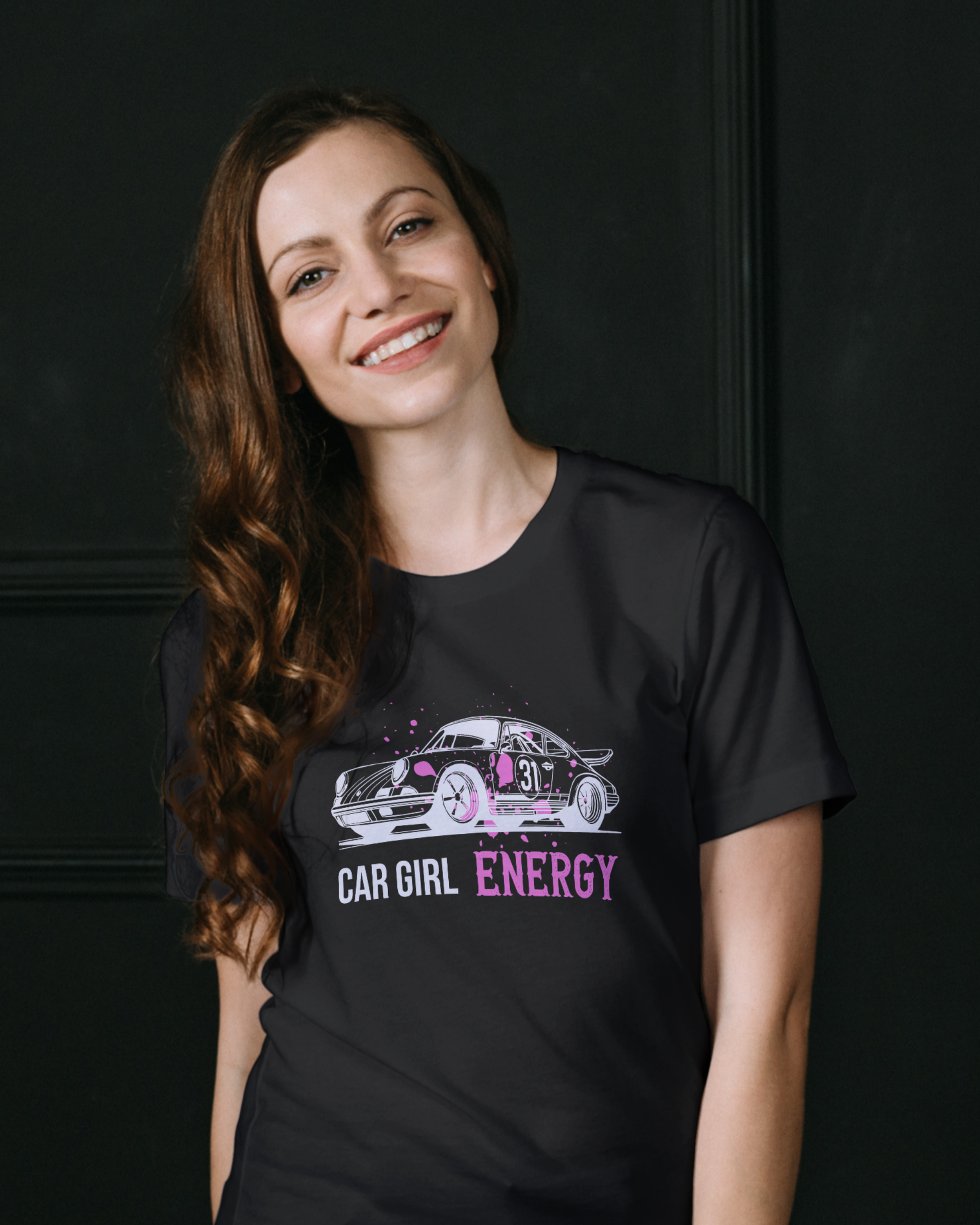 Car Girl Energy Tee | Euro Sports Car Inspired Streetwear Shirt Tuning Techniques