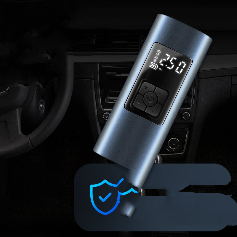 150 PSI Portable Wireless Air Pump – Dual Power, LED Light, USB + Car Adapter