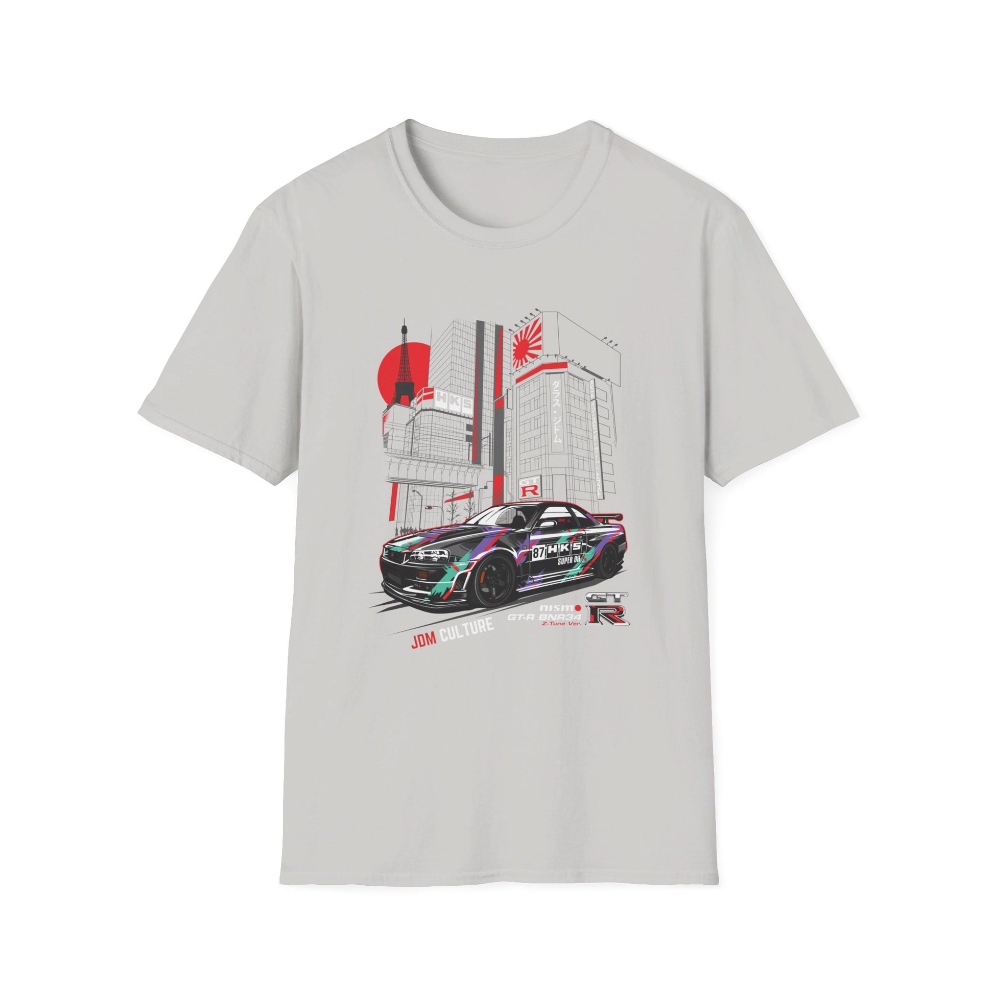 Unleash the Spirit of the Streets with the JDM Culture HKS R34 City T-Shirt