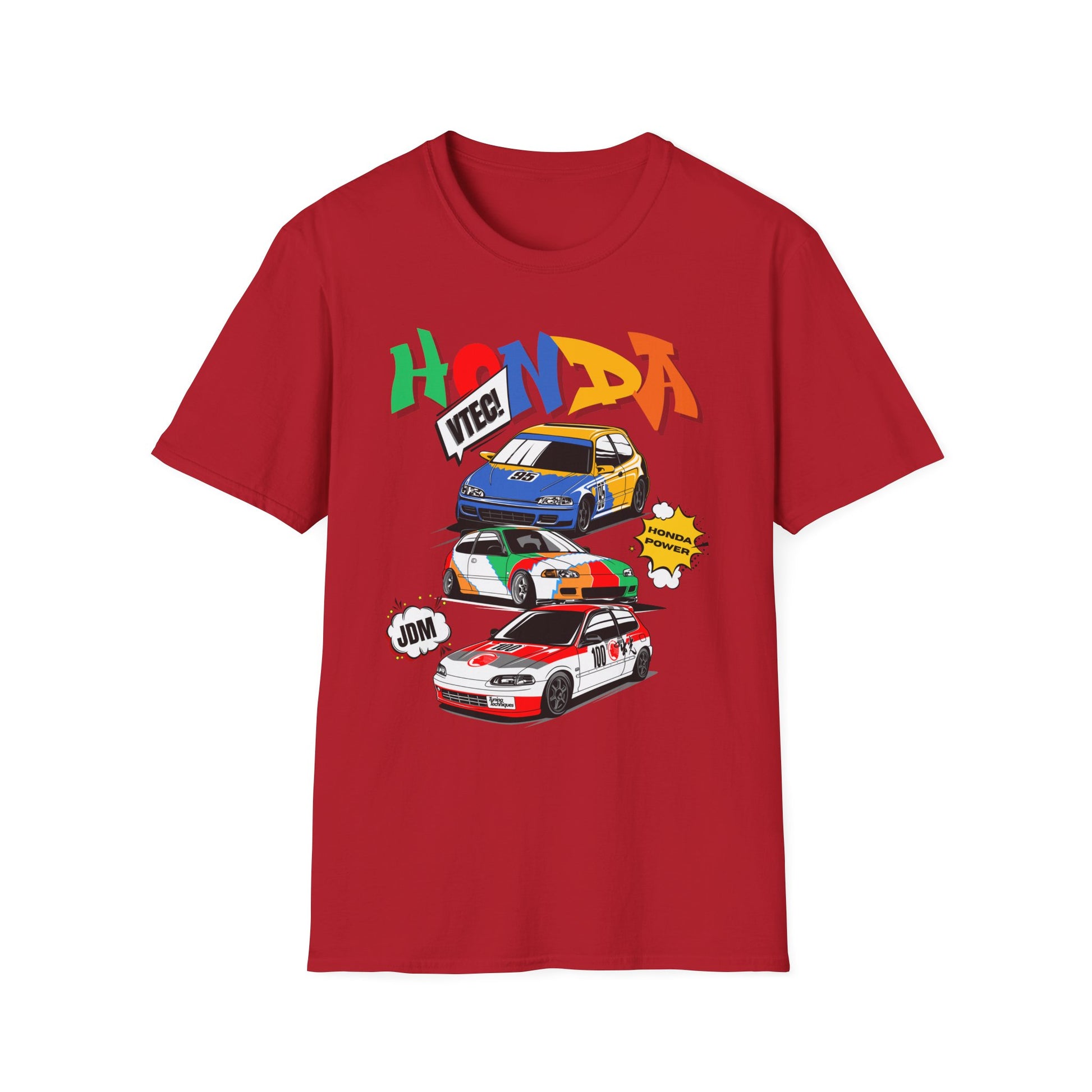 Honda EG Civic VTEC T-Shirt JDM Hatchback Legend • Classic 90s Civic Gift