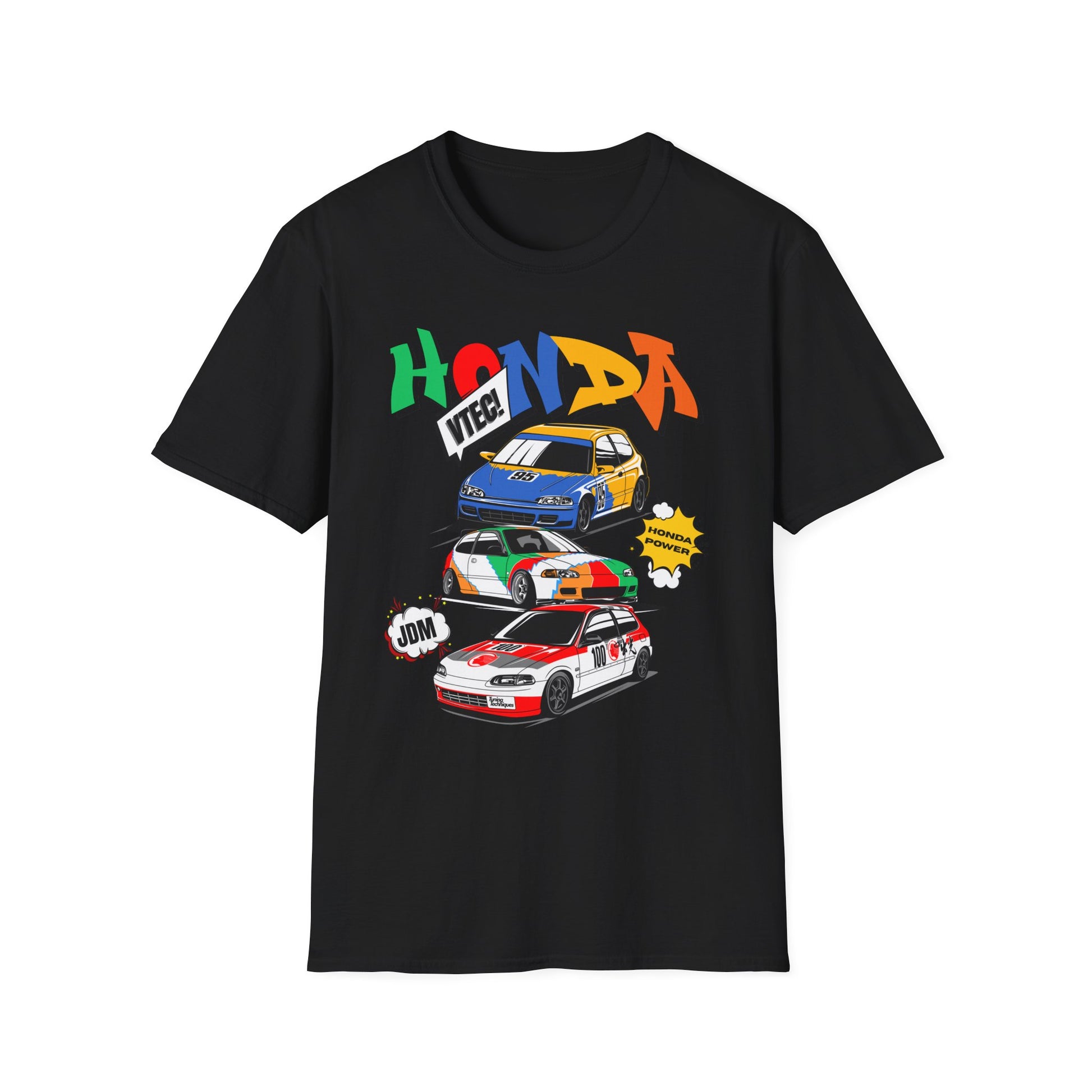 Honda EG Civic VTEC T-Shirt JDM Hatchback Legend • Classic 90s Civic Gift