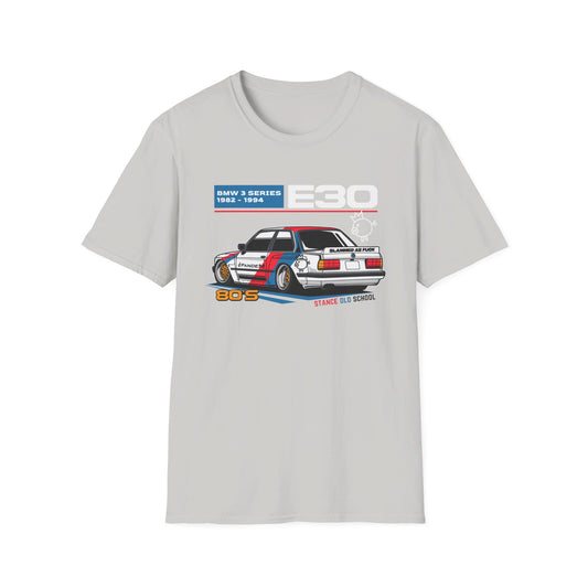 Stanced BMW E30 T-Shirt – Classic Stance, Timeless Style