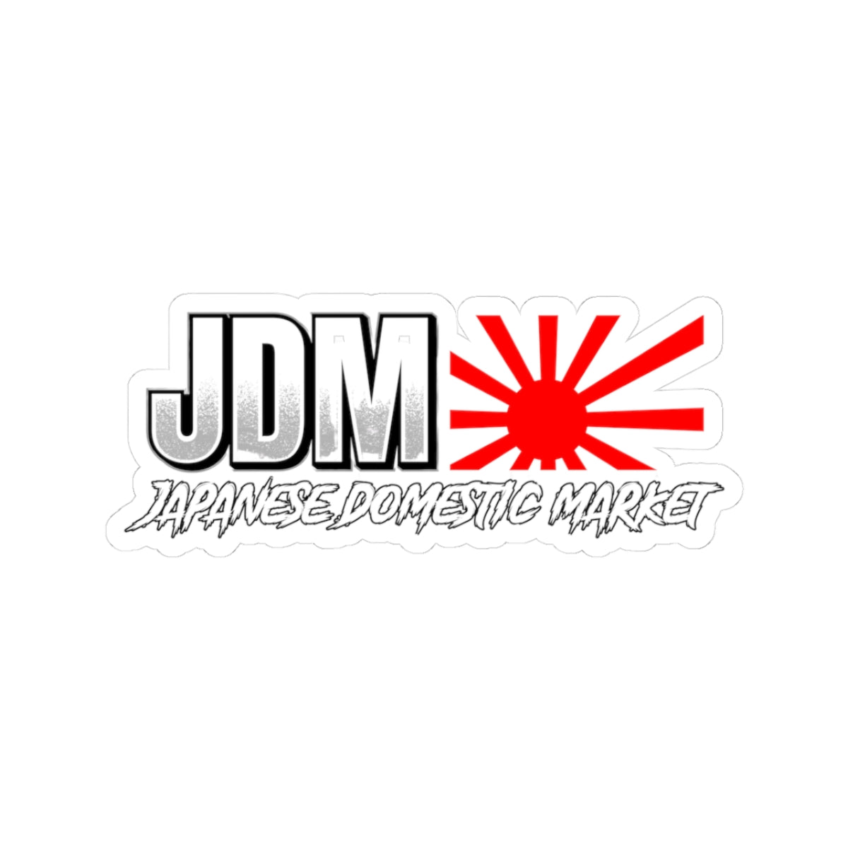 Japanese Domestic Market Kiss-Cut Sticker | JDM Car Culture Decal | Drift Tuner Laptop & Car Sticker