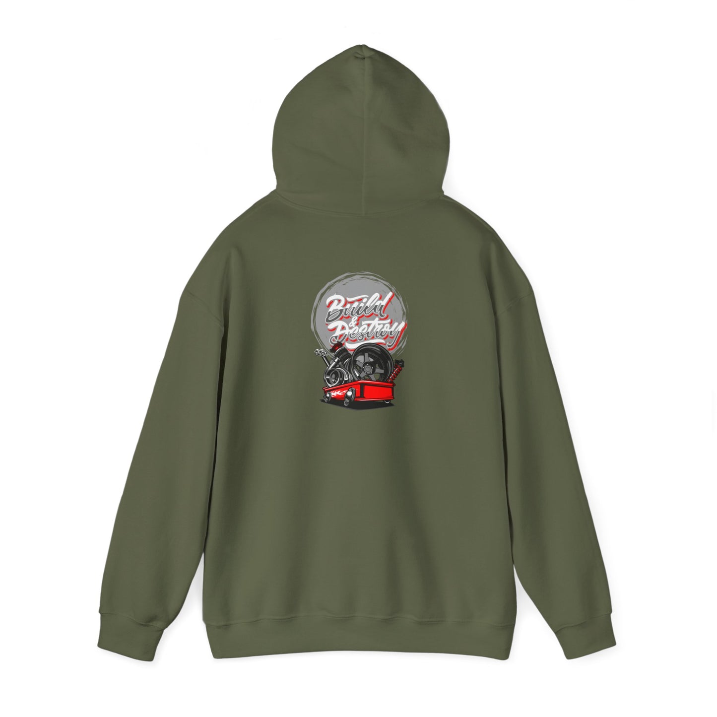 Tuning Techniques Build and Destroy Hooded Sweatshirt – For the Relentless Innovator