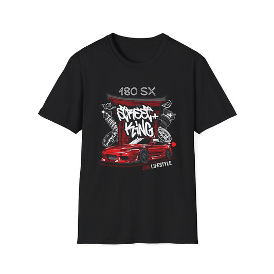 JDM Lifestyle 180 SX Street King T-Shirt – Rule the Streets in Style