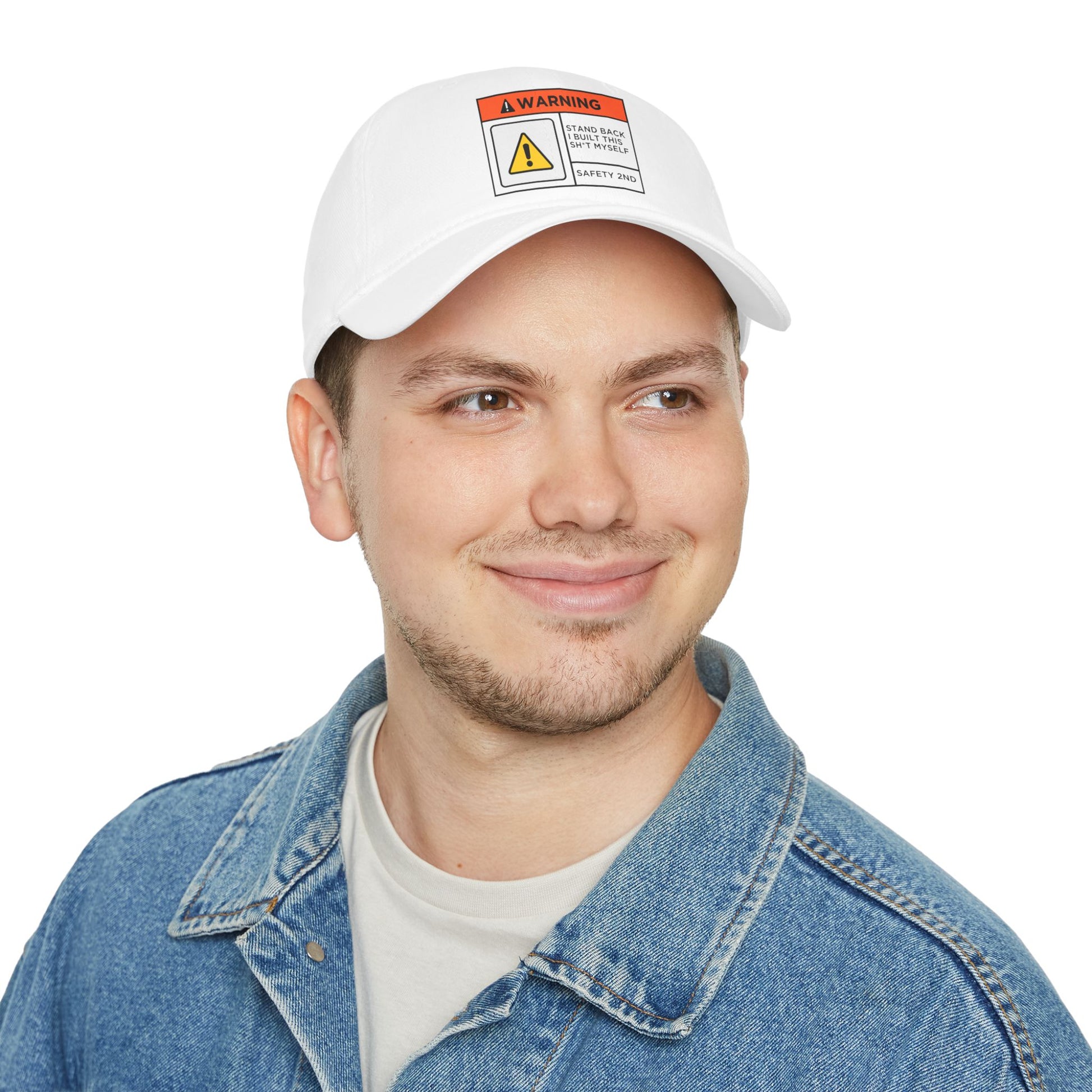 Warning I Built This Myself Baseball Cap