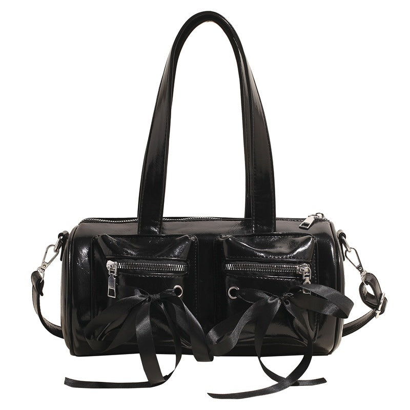 PU Leather Bow Crossbody Bag – Compact & Stylish Handbag for Women