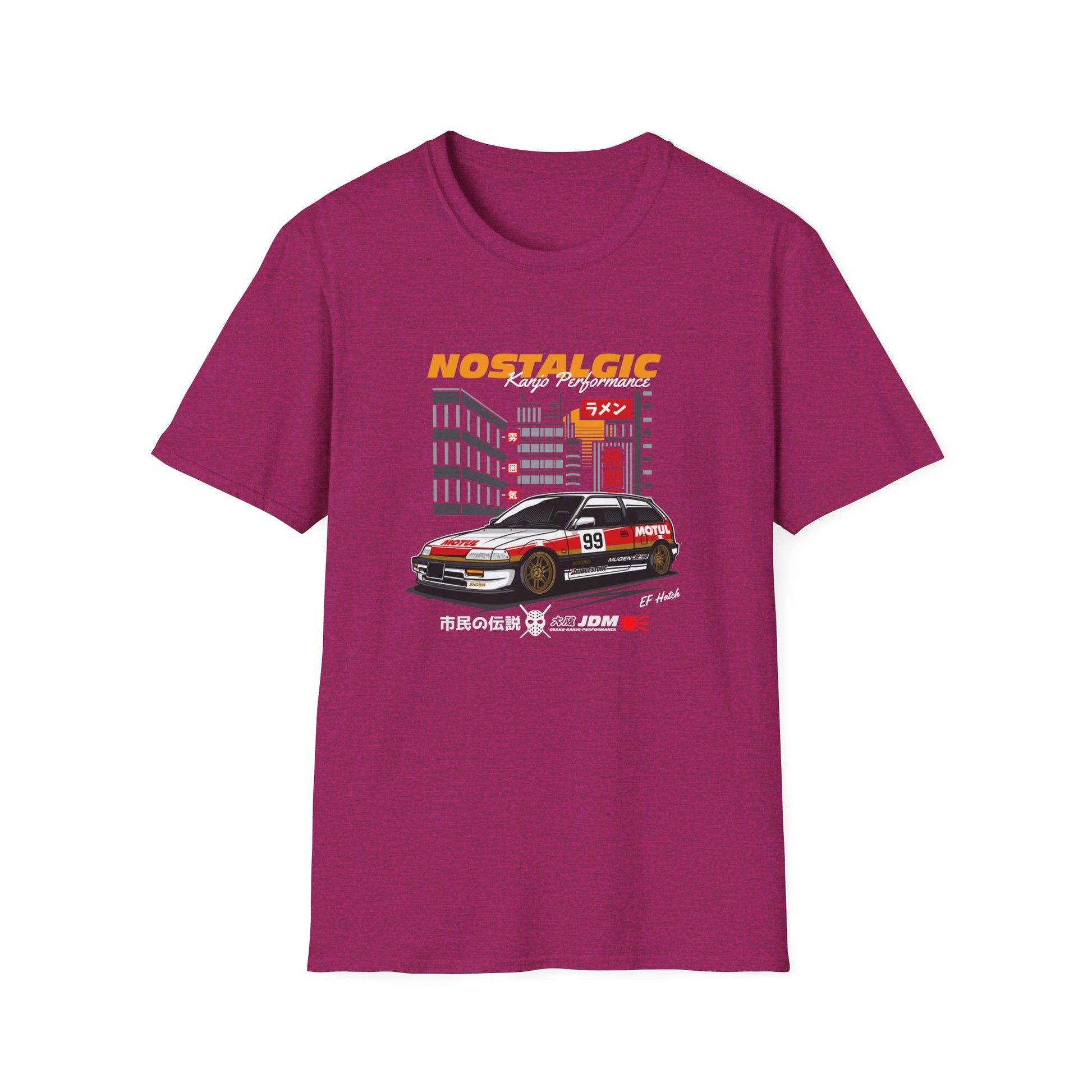 Nostalgic Honda Civic EF Hatch T-Shirt Celebrate a Classic JDM Icon