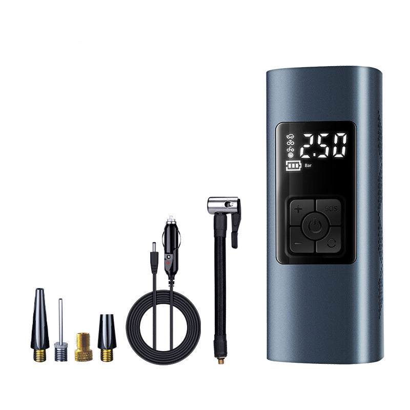 150 PSI Portable Wireless Air Pump – Dual Power, LED Light, USB + Car Adapter