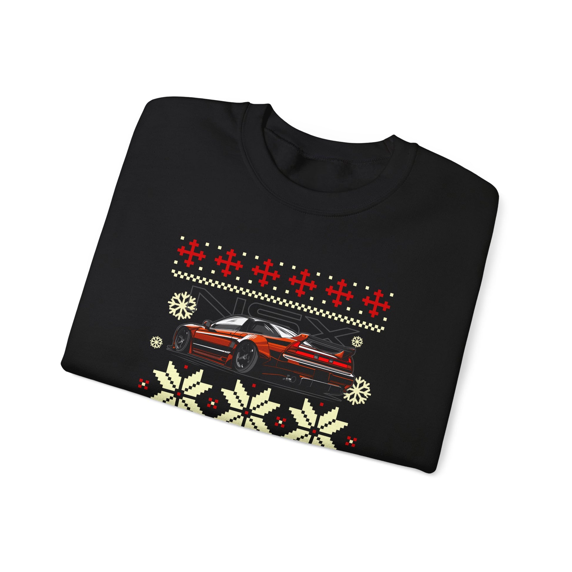 Acura NSX Ugly Christmas Sweatshirt | JDM Holiday Sweater | Retro Supercar Christmas Jumper | Car Lover Gift