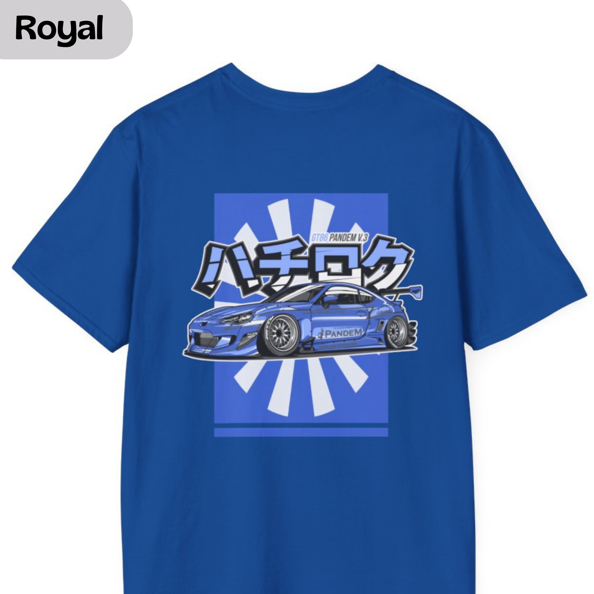 GR86 T-Shirt, Pandem GR86 JDM Car Shirt, 86 Tuner Car Tee, Japanese Sports Car Enthusiast Gift, Front and Back Print