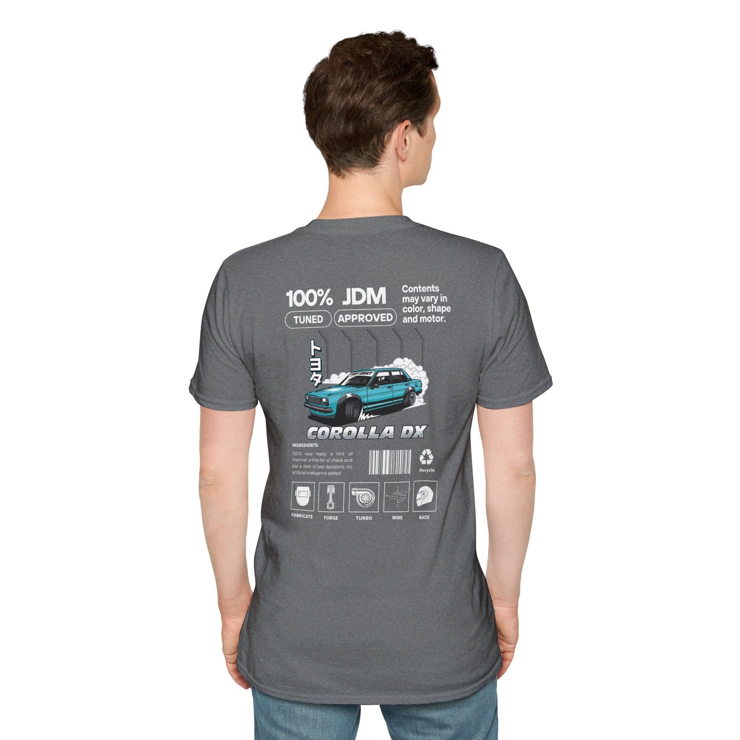 JDM Approved Corolla DX Package T-Shirt – Embrace the Classic JDM Charm