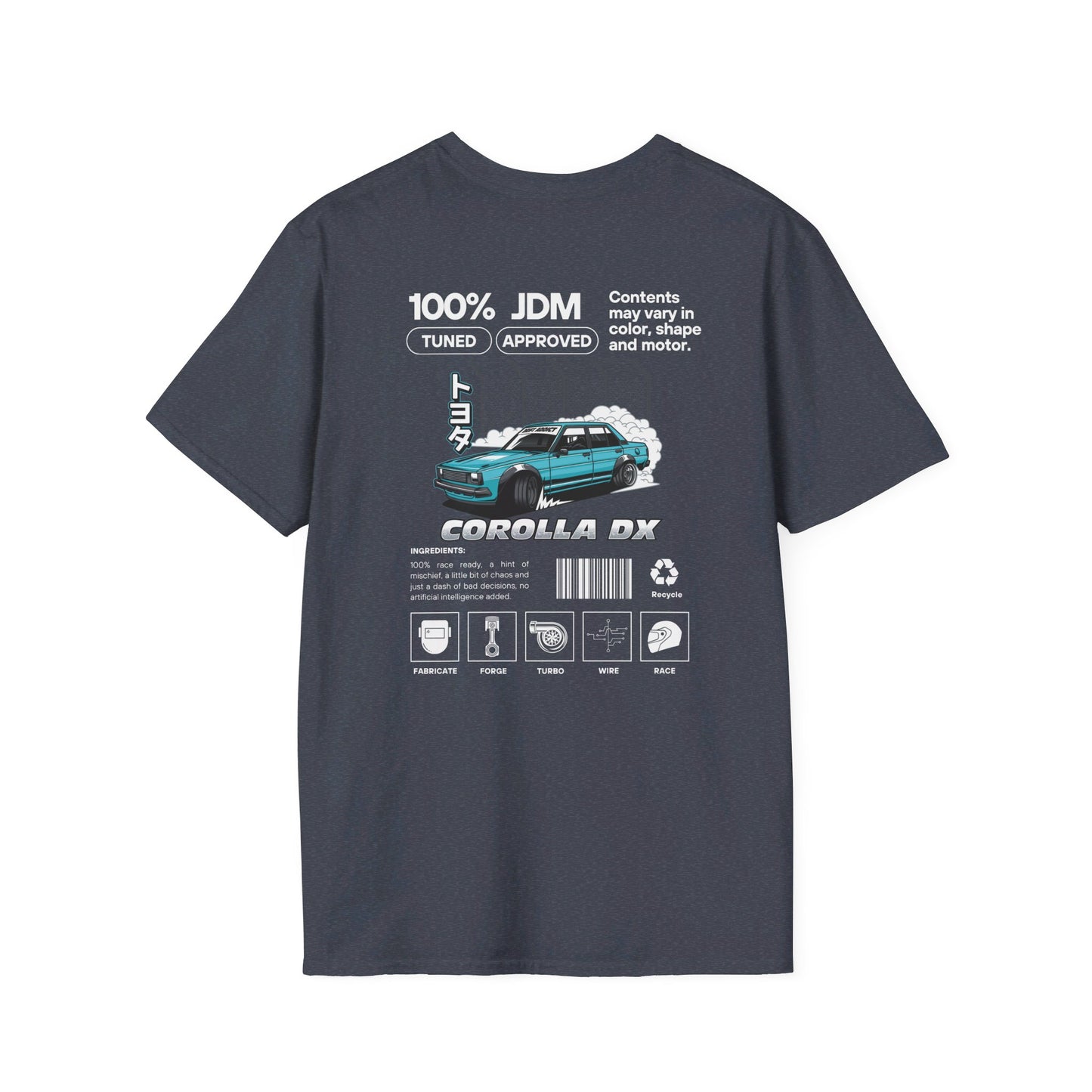 JDM Approved Corolla DX Package T-Shirt – Embrace the Classic JDM Charm