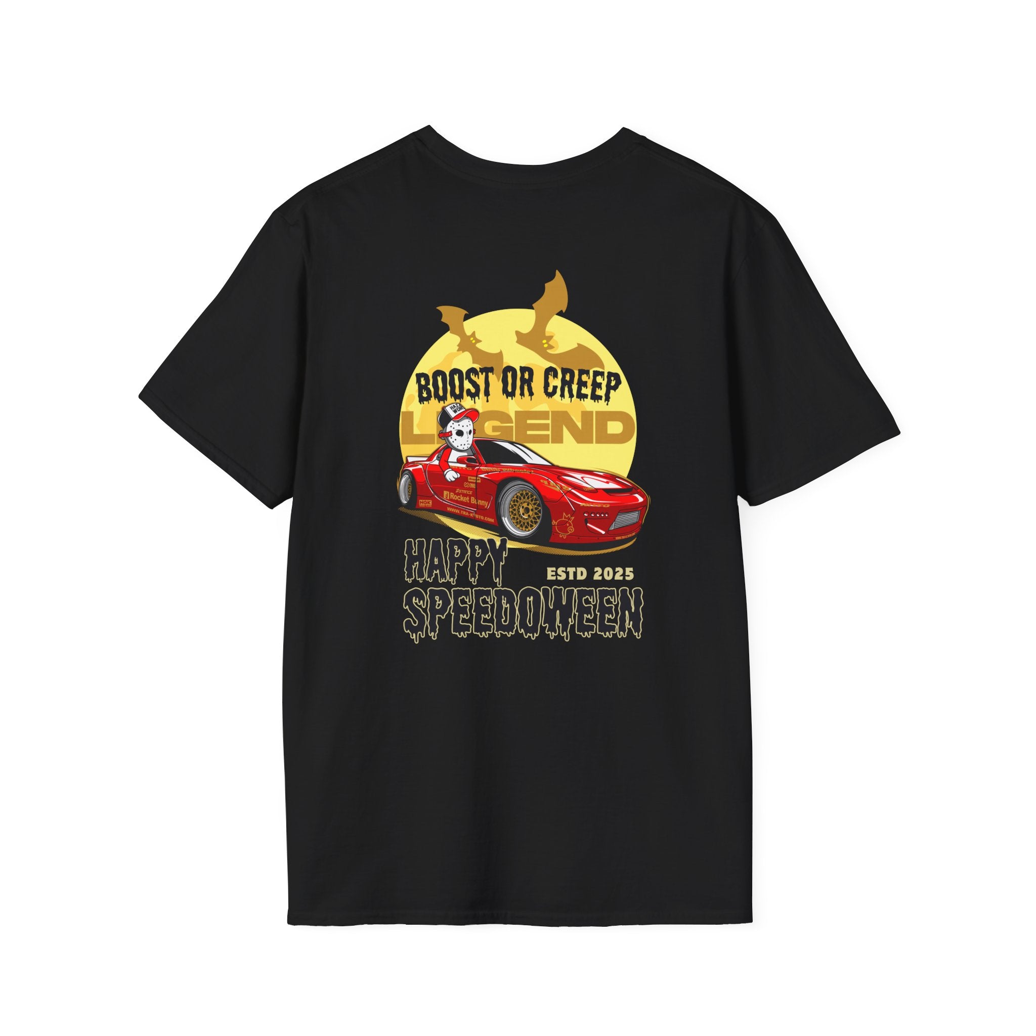 Happy Speedoween FD RX-7 T-Shirt | Boost or Creep Rotary Halloween Car Tee | JDM Drift Streetwear