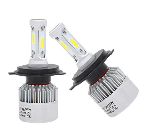 S2 LED Headlights - 8000LM COB Chips, 6500K Cool White, 360° Beam Angle