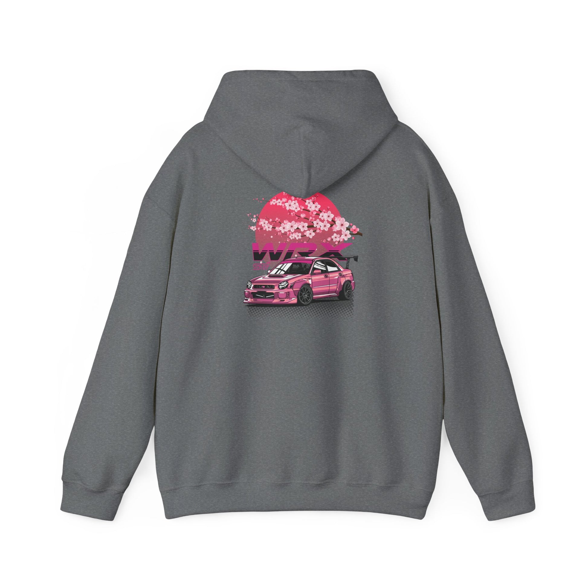 Subaru WRX STI Sakura Hoodie | JDM Cherry Blossom Drift Hoodie | Turbo Boxer Engine Pullover | Street Racer Gift