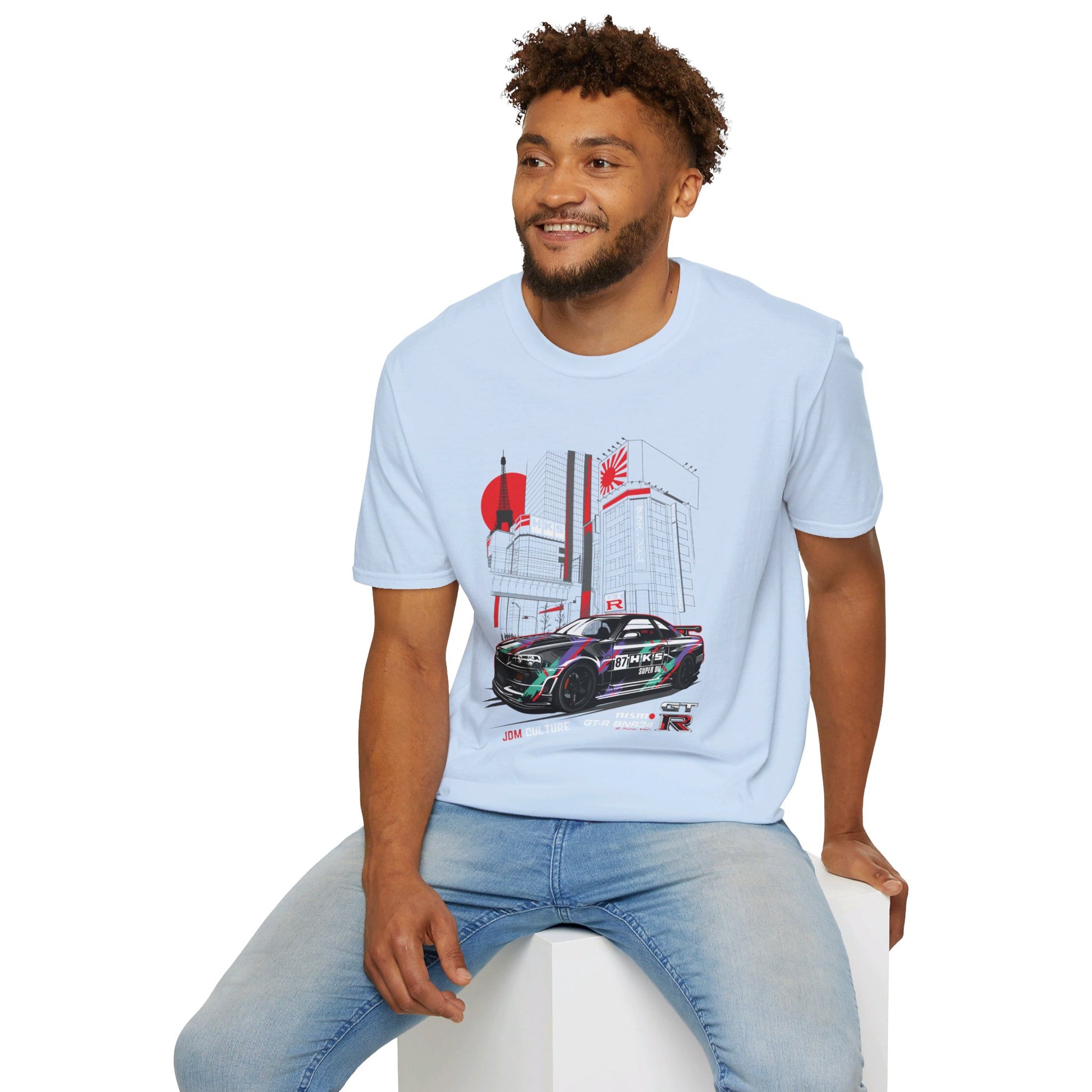 Unleash the Spirit of the Streets with the JDM Culture HKS R34 City T-Shirt