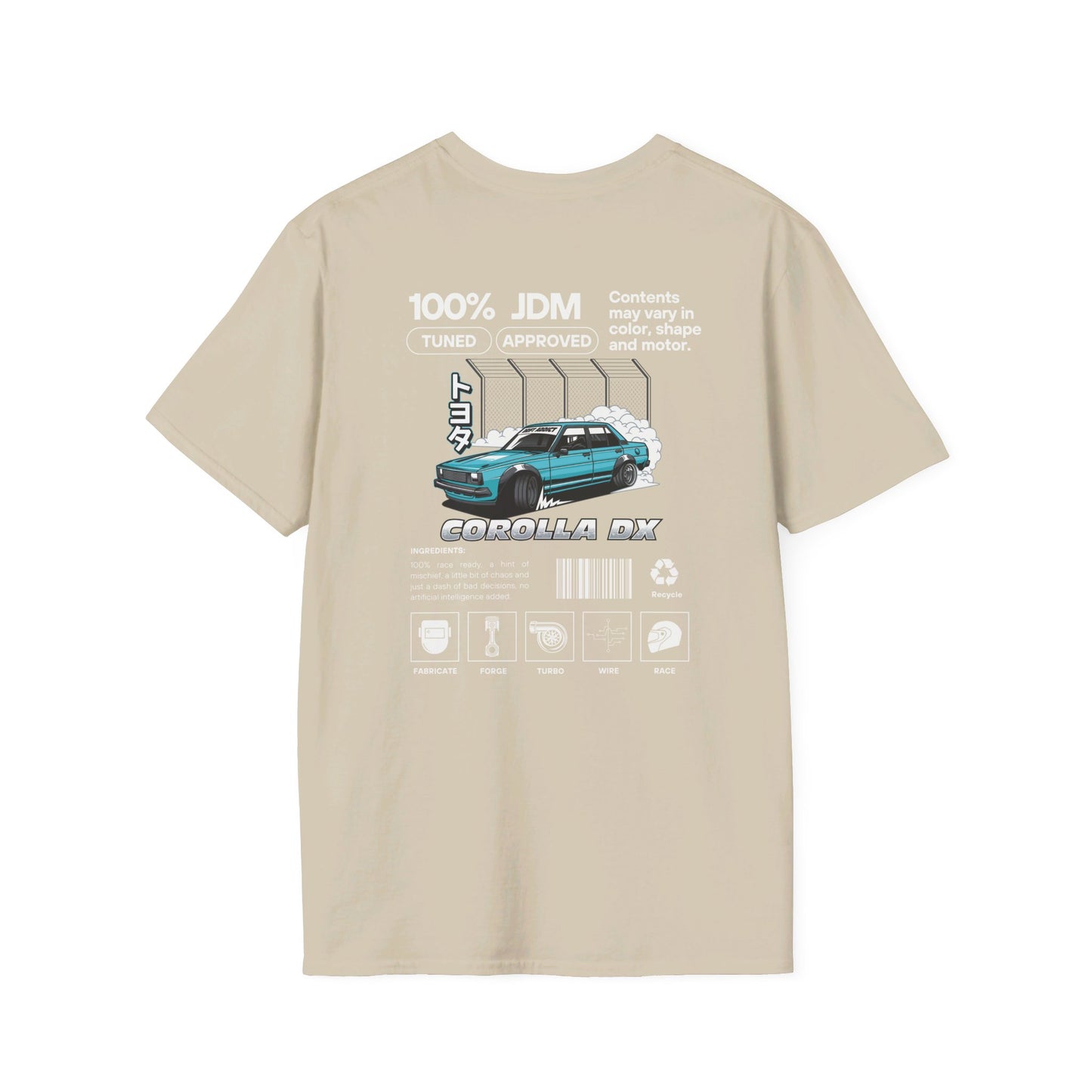 JDM Approved Corolla DX Package T-Shirt – Embrace the Classic JDM Charm