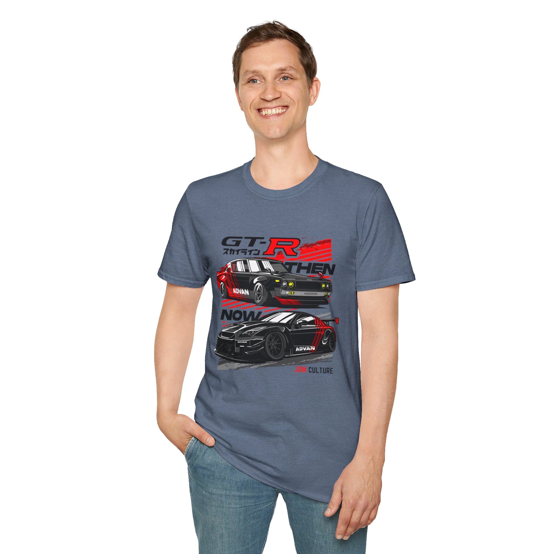 JDM Culture GTR Then and Now T-Shirt – A Tribute to Generations of Performance