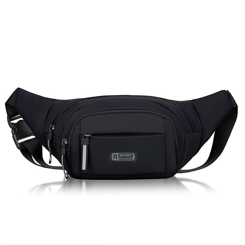 Men’s Nylon Waist Bag – Lightweight, Water-Resistant Travel Pouch