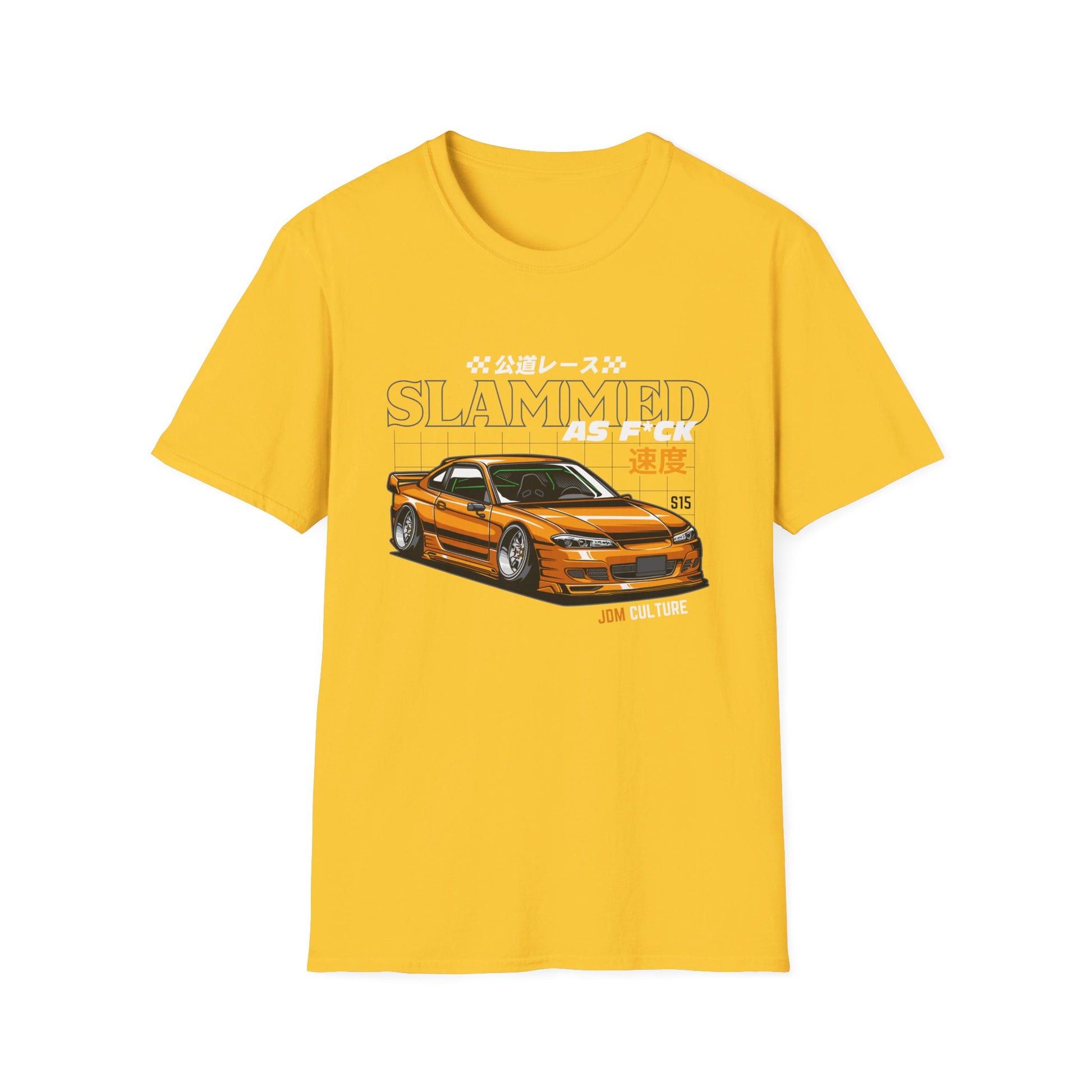 JDM Culture Slammed S15 T-Shirt – Low and Loud, the Ultimate Stance