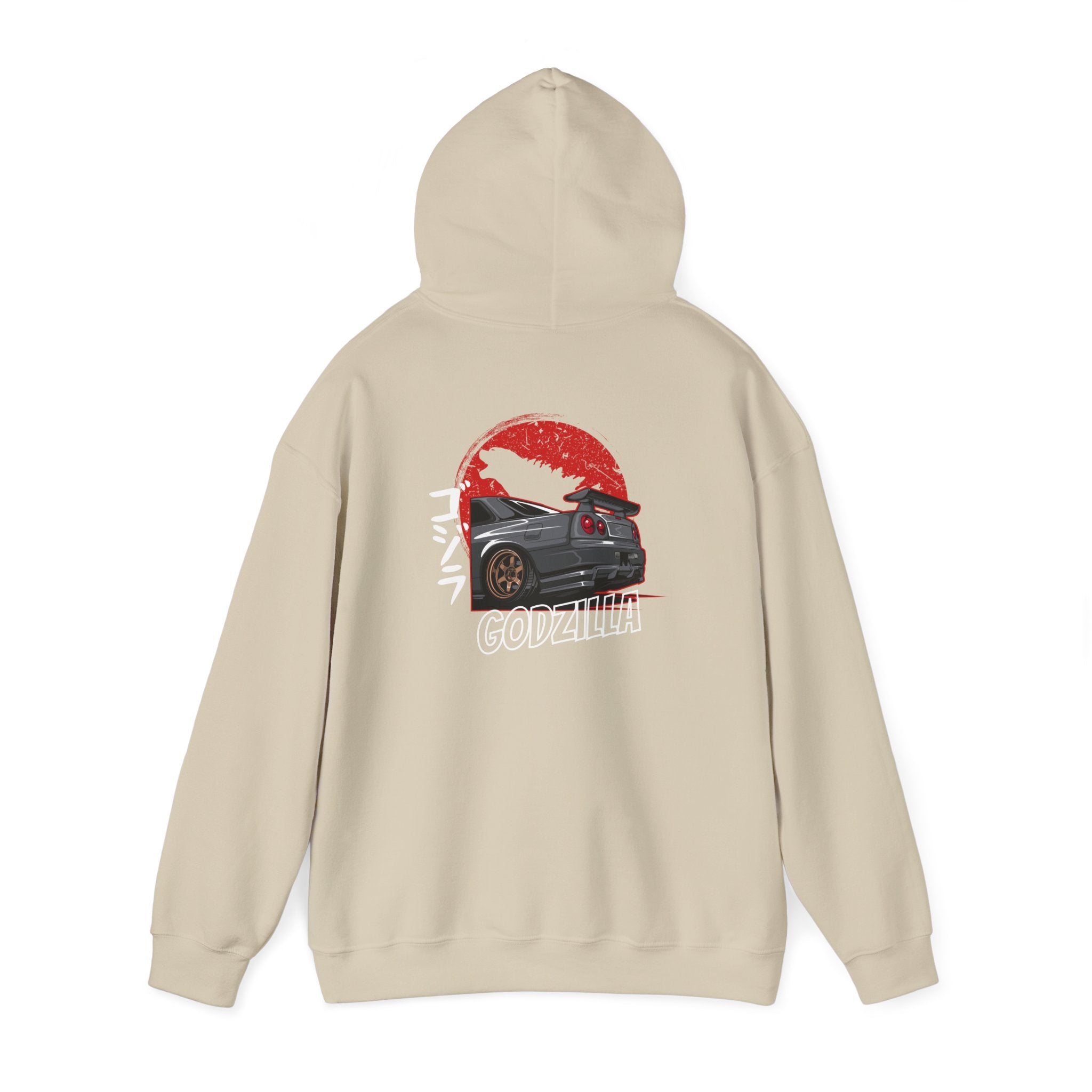 Tuning Techniques Nissan Skyline R34 GTR "Godzilla Unleashed" Hooded Sweatshirt