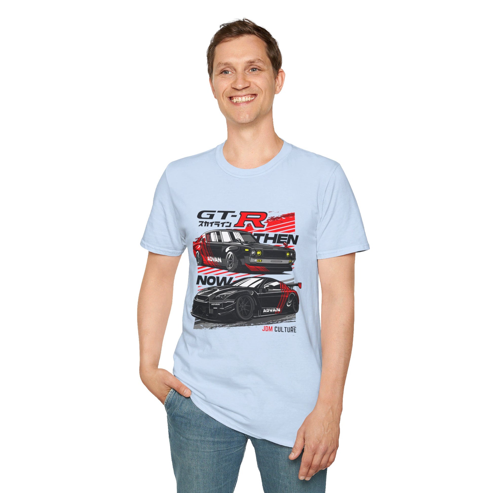 JDM Culture GTR Then and Now T-Shirt – A Tribute to Generations of Performance