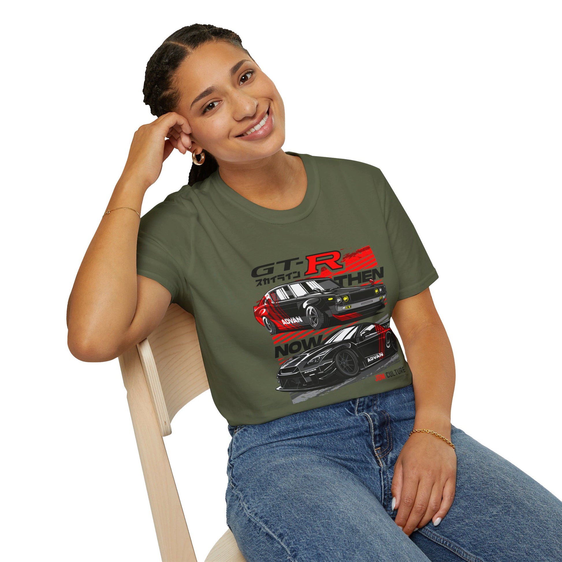 JDM Culture GTR Then and Now T-Shirt – A Tribute to Generations of Performance
