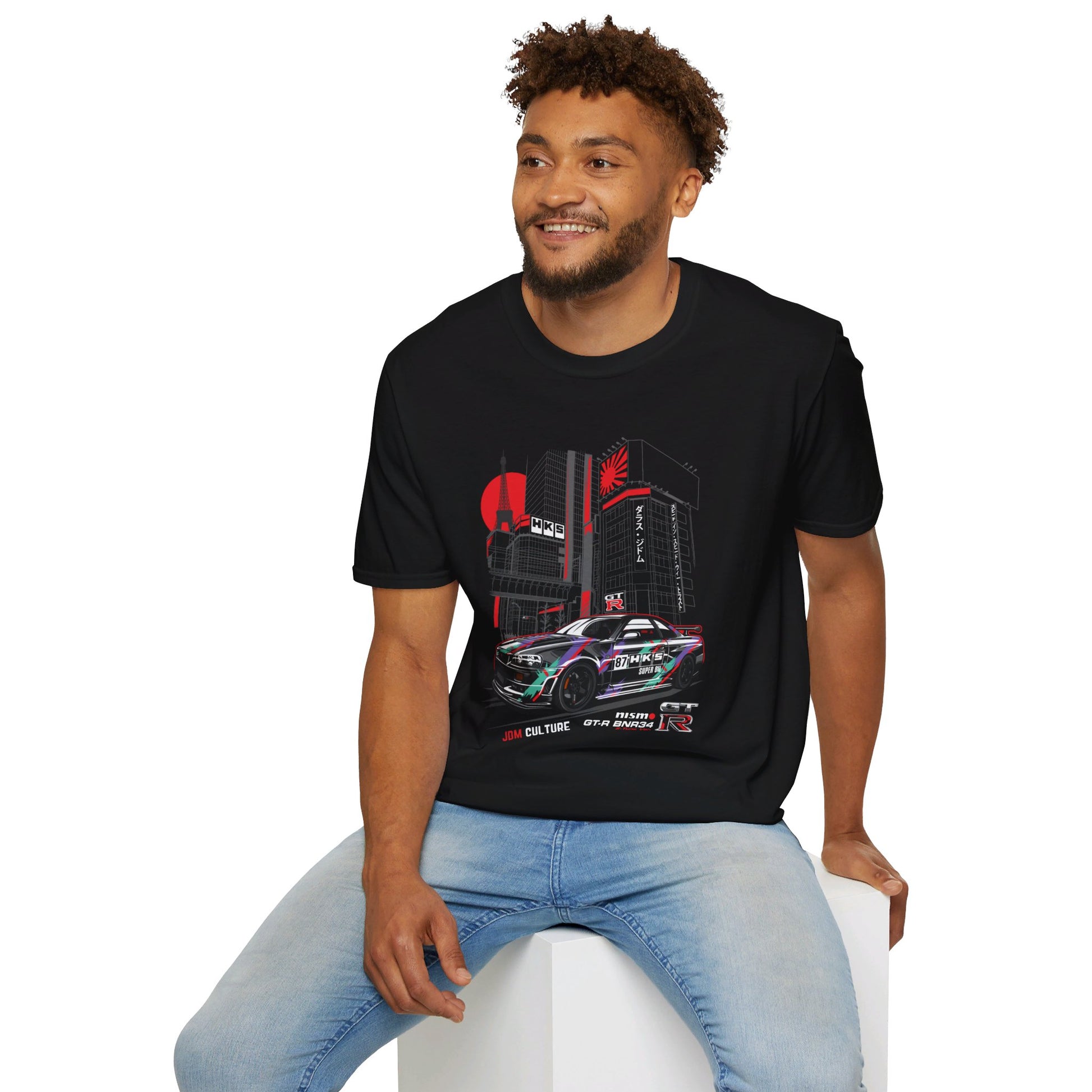 Unleash the Spirit of the Streets with the JDM Culture HKS R34 City T-Shirt