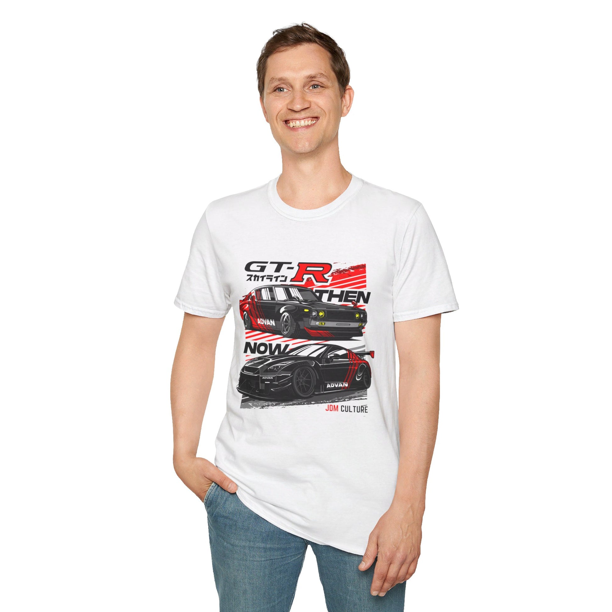 JDM Culture GTR Then and Now T-Shirt – A Tribute to Generations of Performance