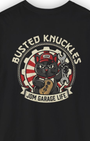 JDM Garage Cat Tee | Lucky Mechanic Streetwear Shirt Tuning Techniques