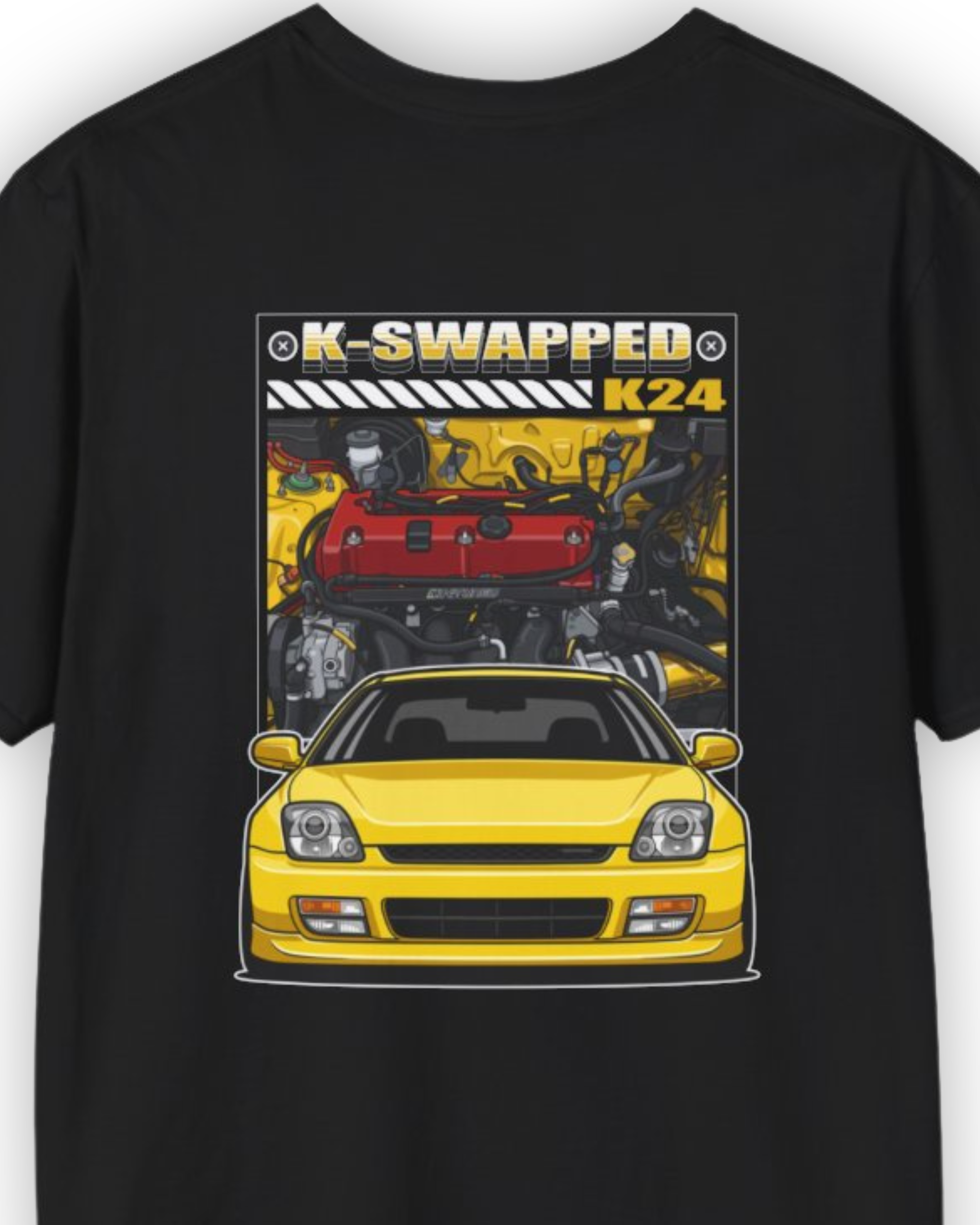 K-Swapped K24 Tee | Engine Swap Car Culture Shirt Tuning Techniques
