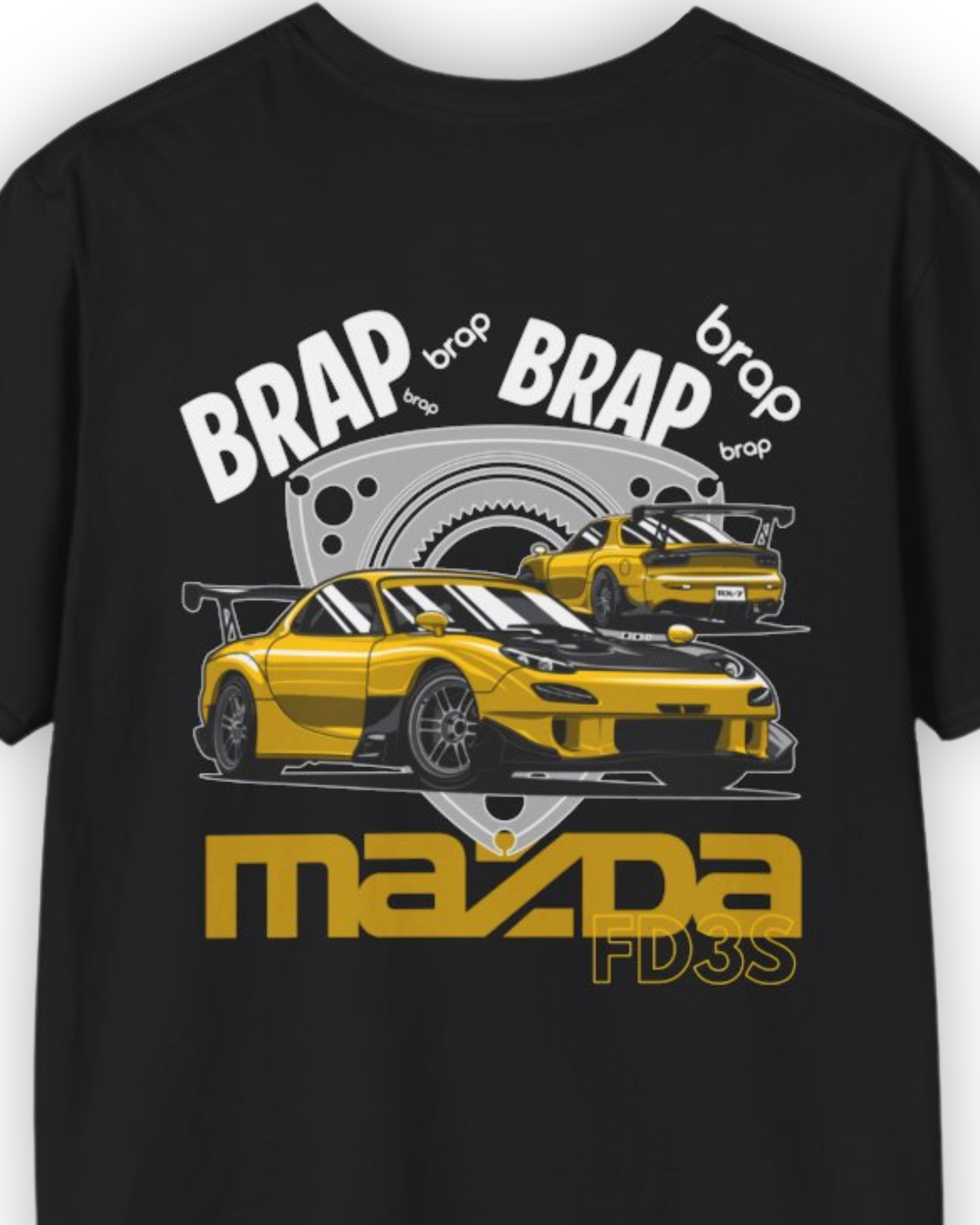 Brap Brap Rotary Tee | JDM Engine Streetwear Shirt Tuning Techniques