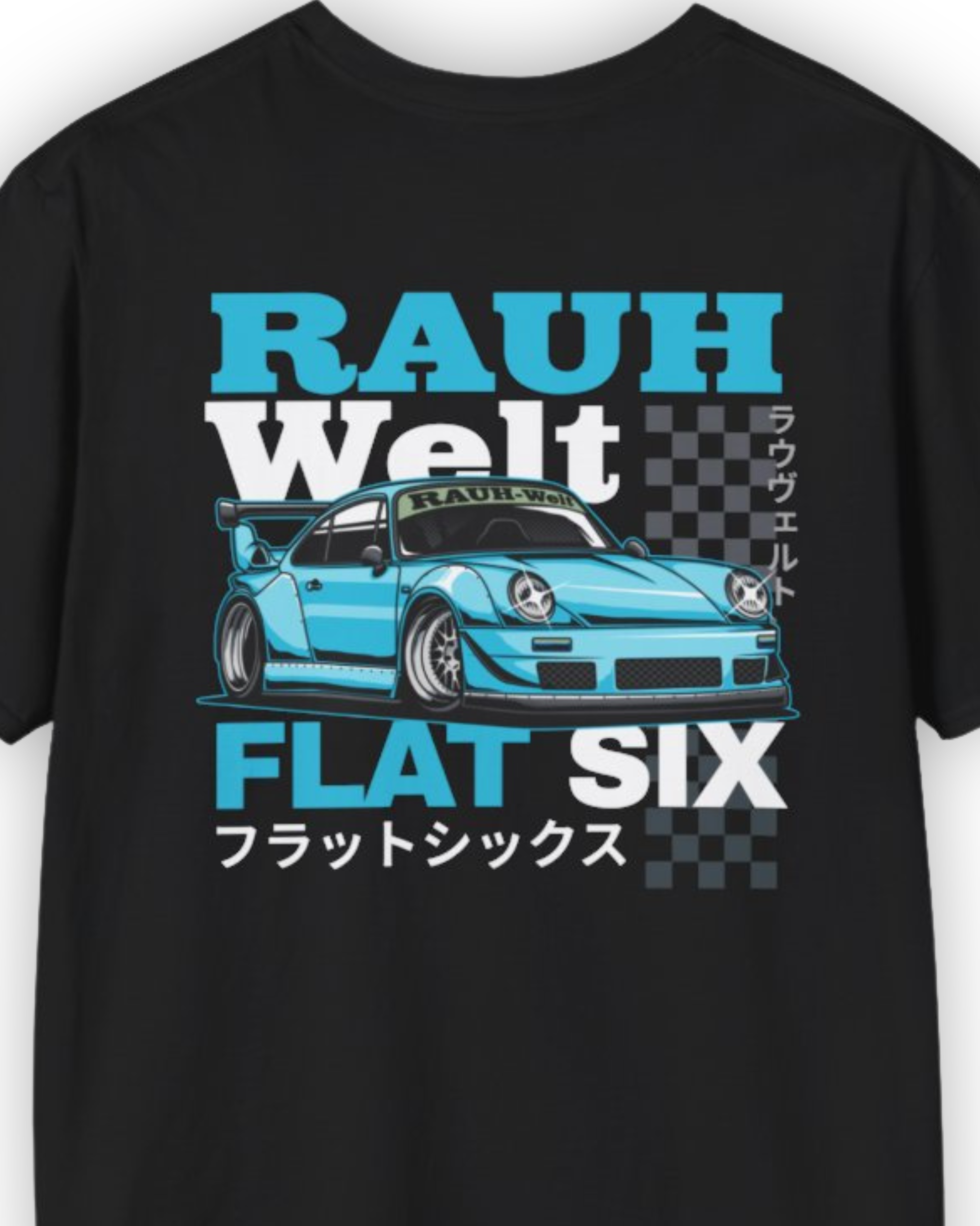 Widebody 964 “Flat Six” Tee | Air-Cooled Performance Streetwear Shirt Tuning Techniques