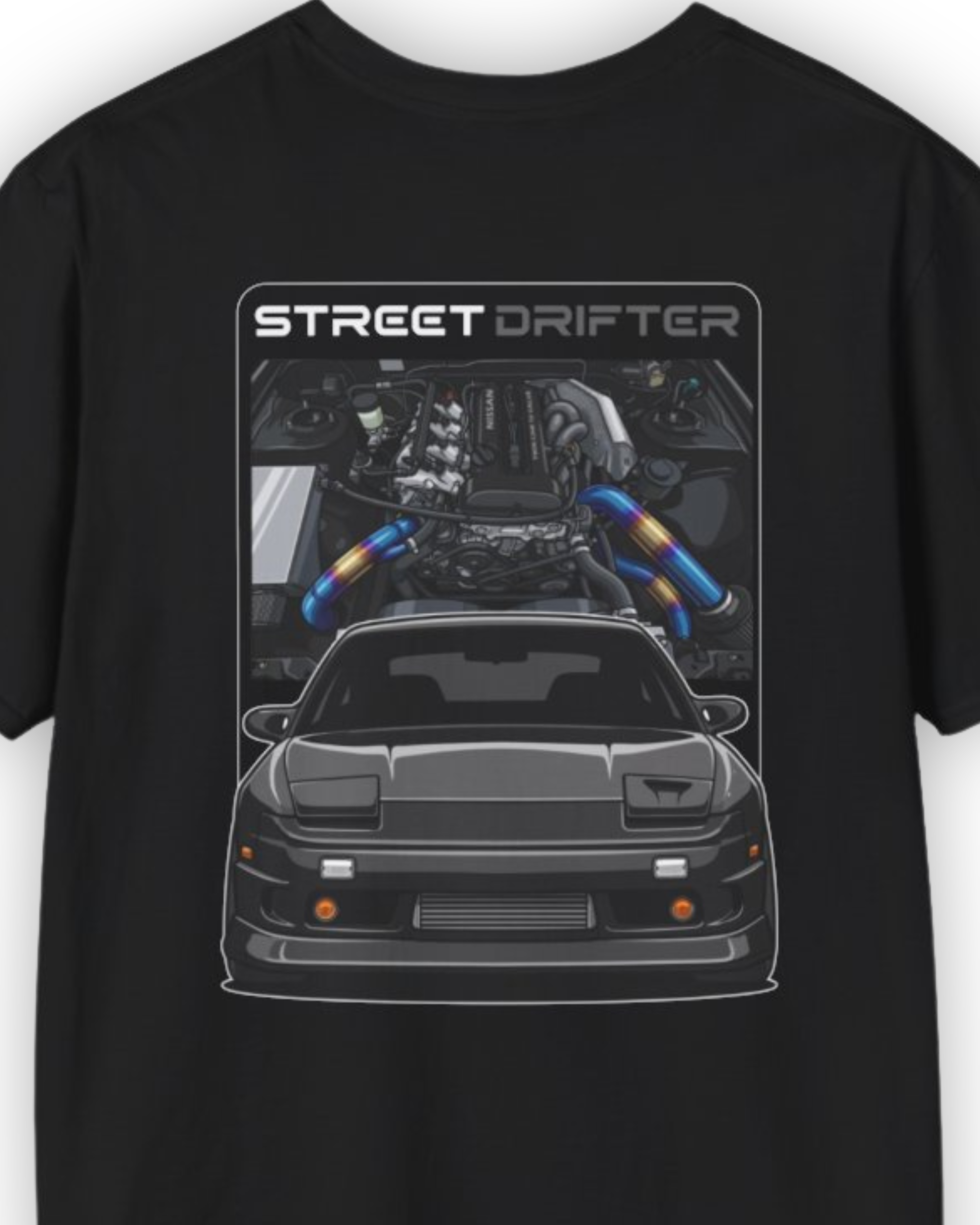 180SX Street Drifter Tee | JDM Drift Culture Streetwear Shirt Tuning Techniques