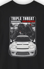 Triple Threat 20B Tee | Rotary Powered RX7 Streetwear Shirt Tuning Techniques