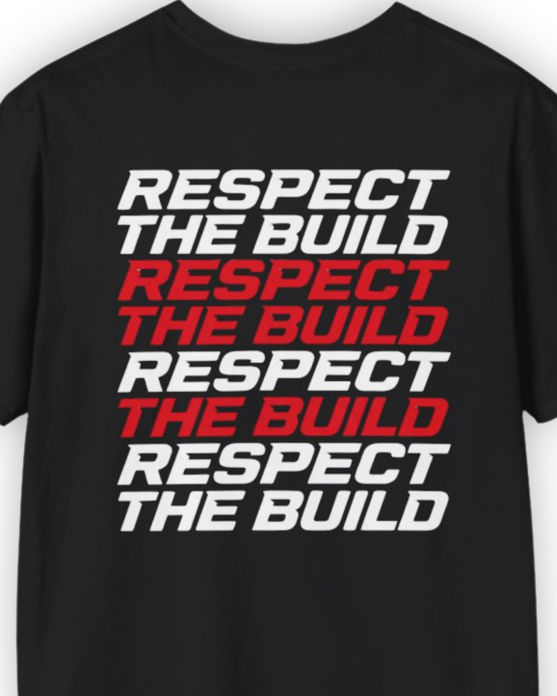 Respect The Build Tee | Stacked Minimal Automotive Streetwear Shirt Tuning Techniques