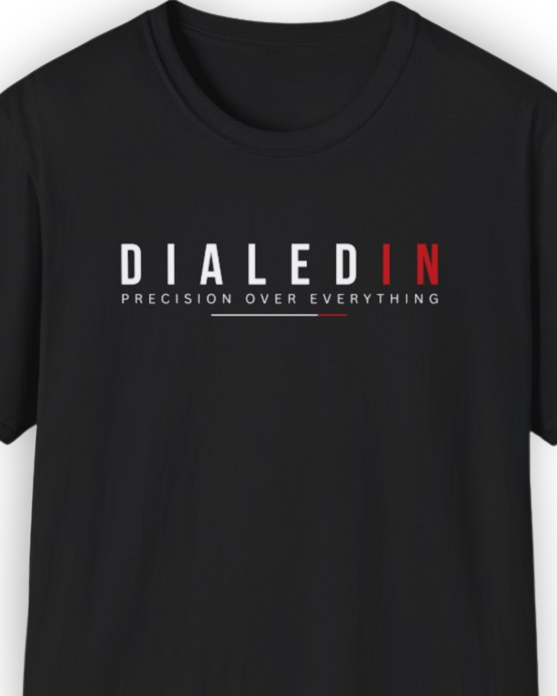 Dialed In Tee | Precision Over Everything Minimalist Streetwear Tuning Techniques