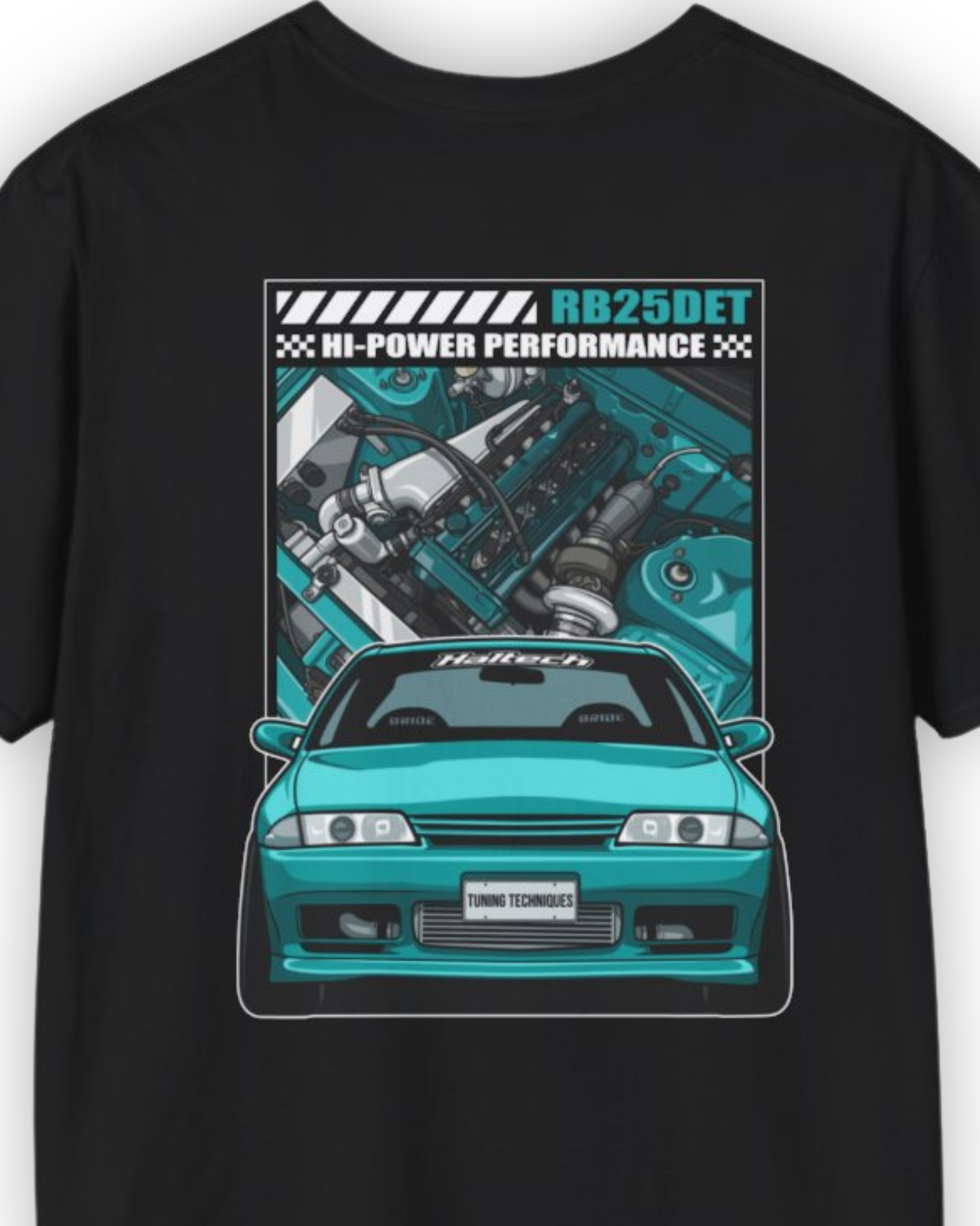 RB25DET Performance Tee | JDM Turbo Engine Graphic Streetwear Shirt Tuning Techniques