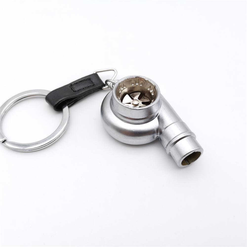 Turbo Whistle Keychain – Alloy Metal Simulation Turbo Model for Car Enthusiasts (1pc)