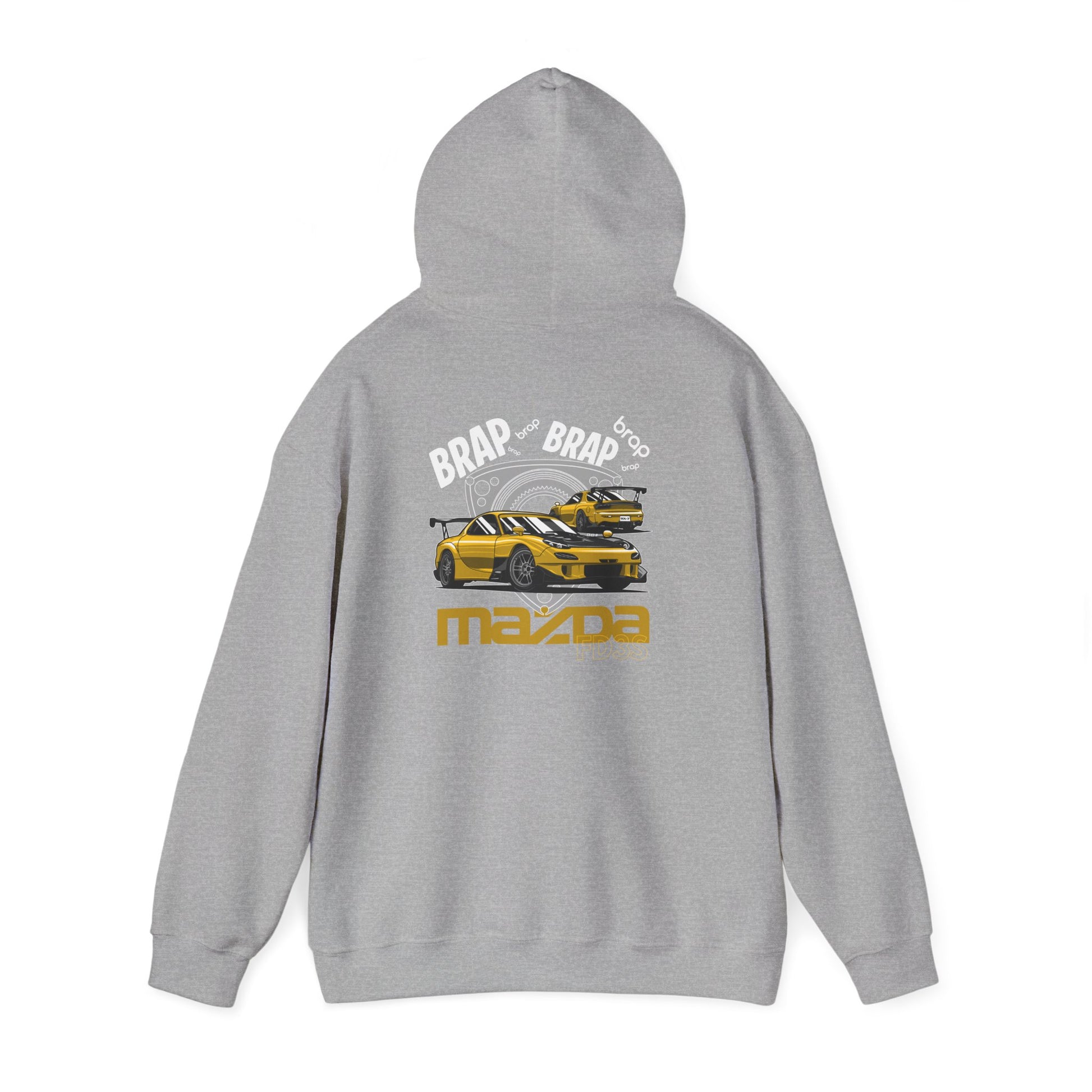 Brap Brap Mazda RX-7 FD3S Hooded Sweatshirt