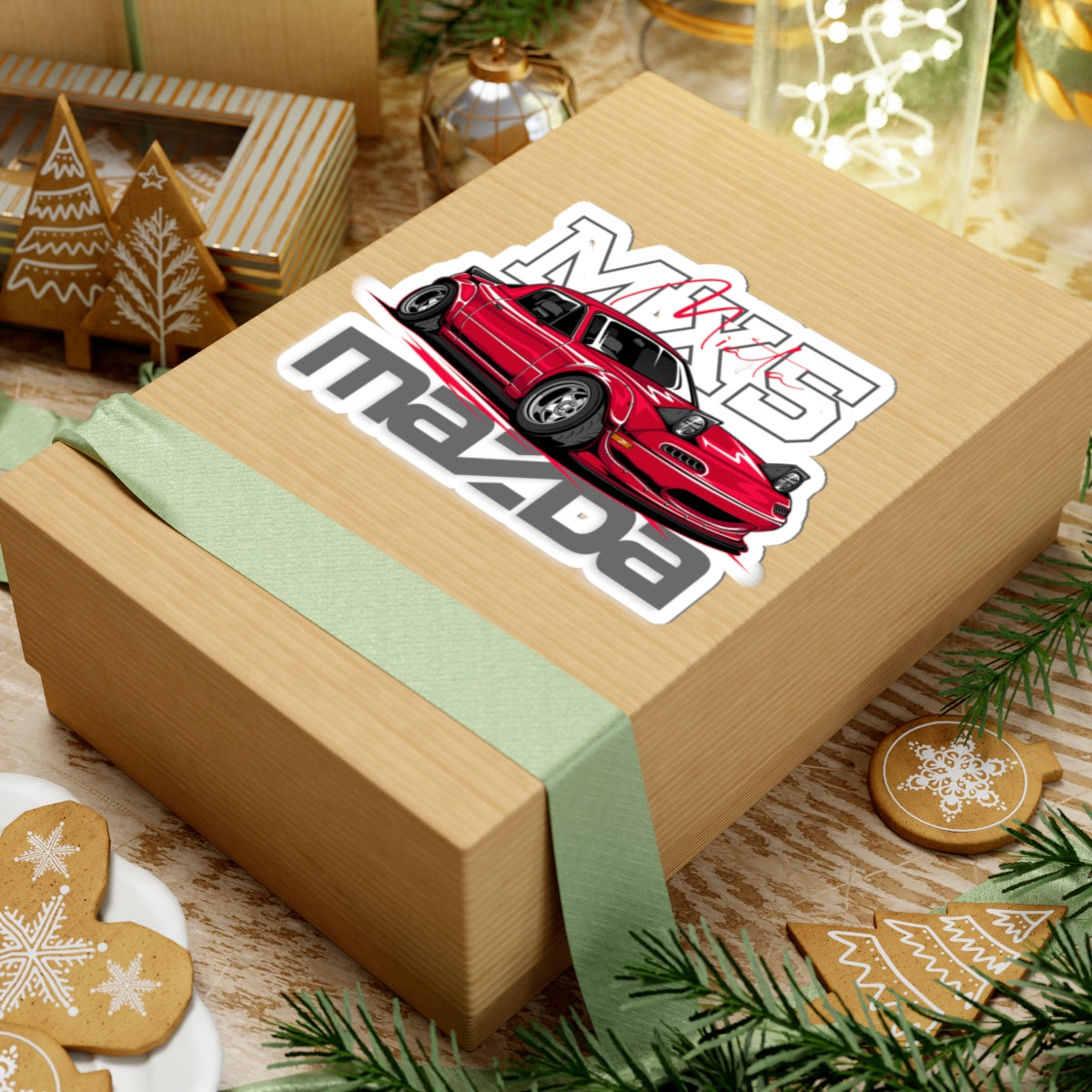 Miata MX5 Kiss-Cut Stickers, Car Decals, Laptop Stickers, Sports Enthusiast Gifts