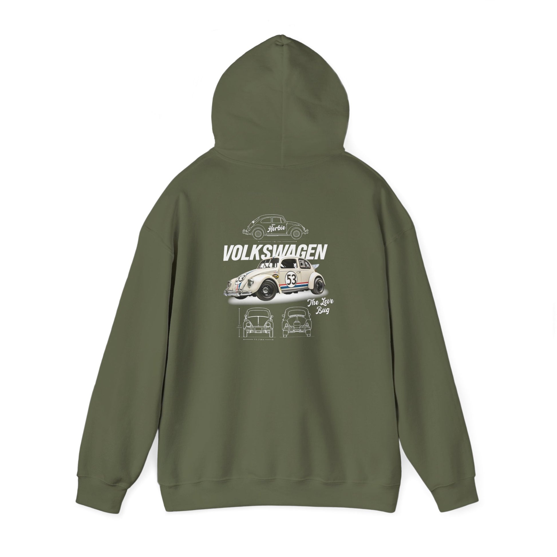 Herbie 1963 Volkswagen Beetle Hoodie